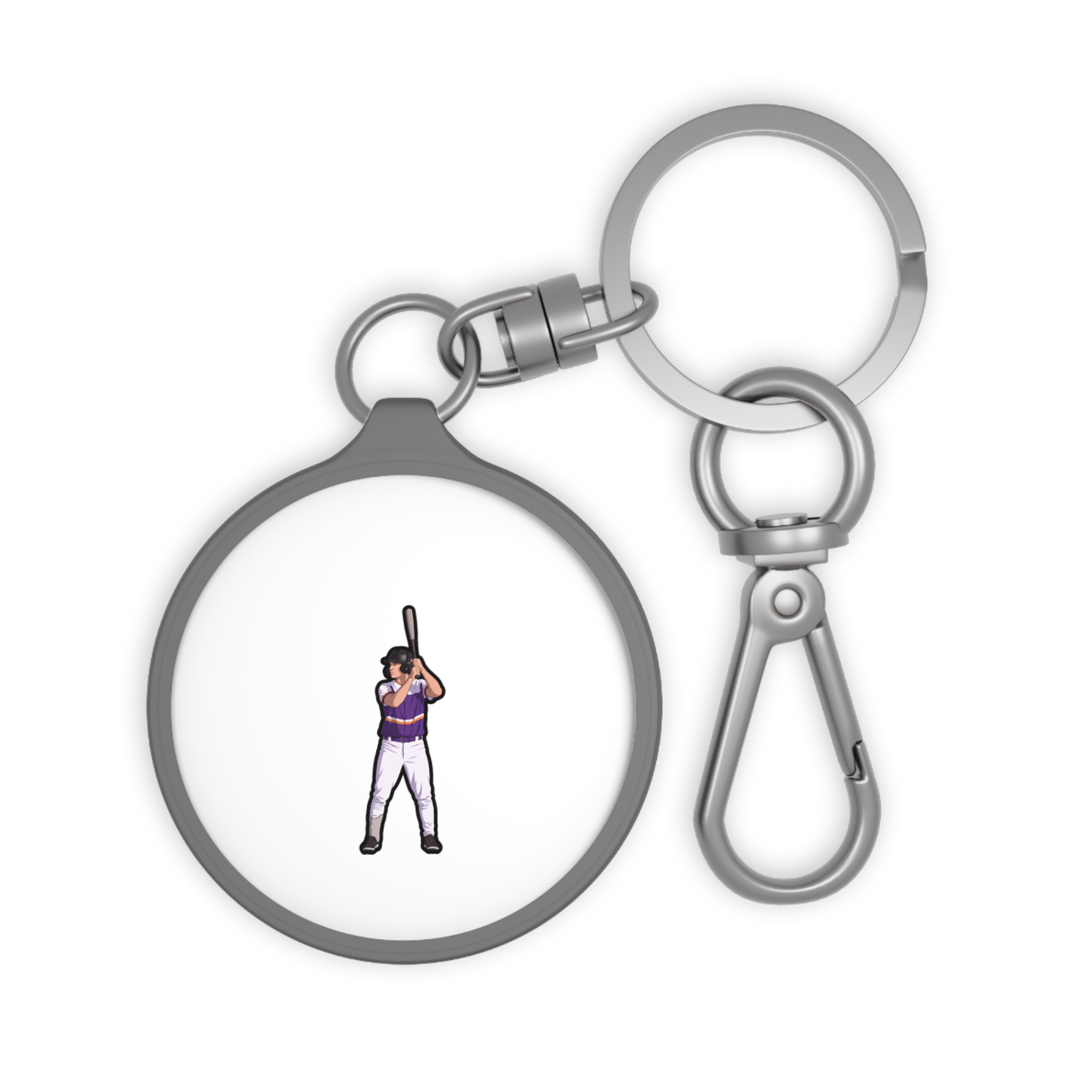 Keychain — character_name_arch in Grey