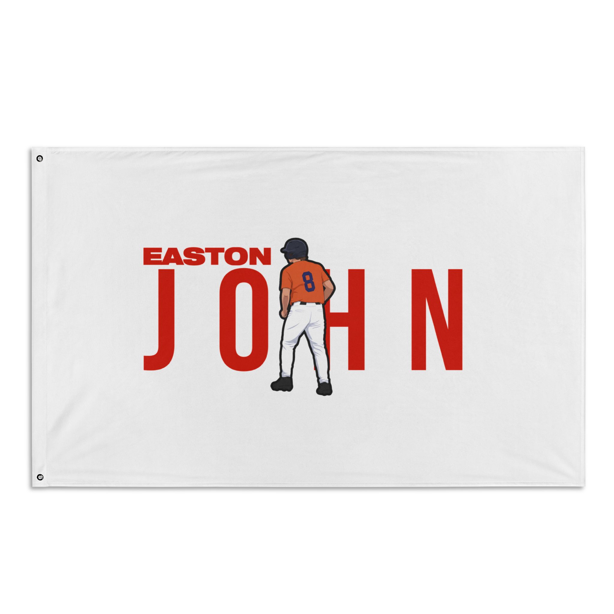 Flag (35 × 56 in) — character_player_name in Classic