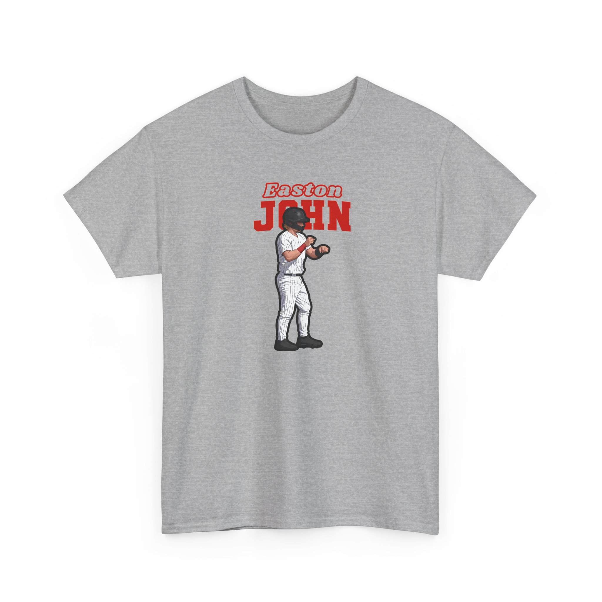 Tee — character_name_arch in Grey