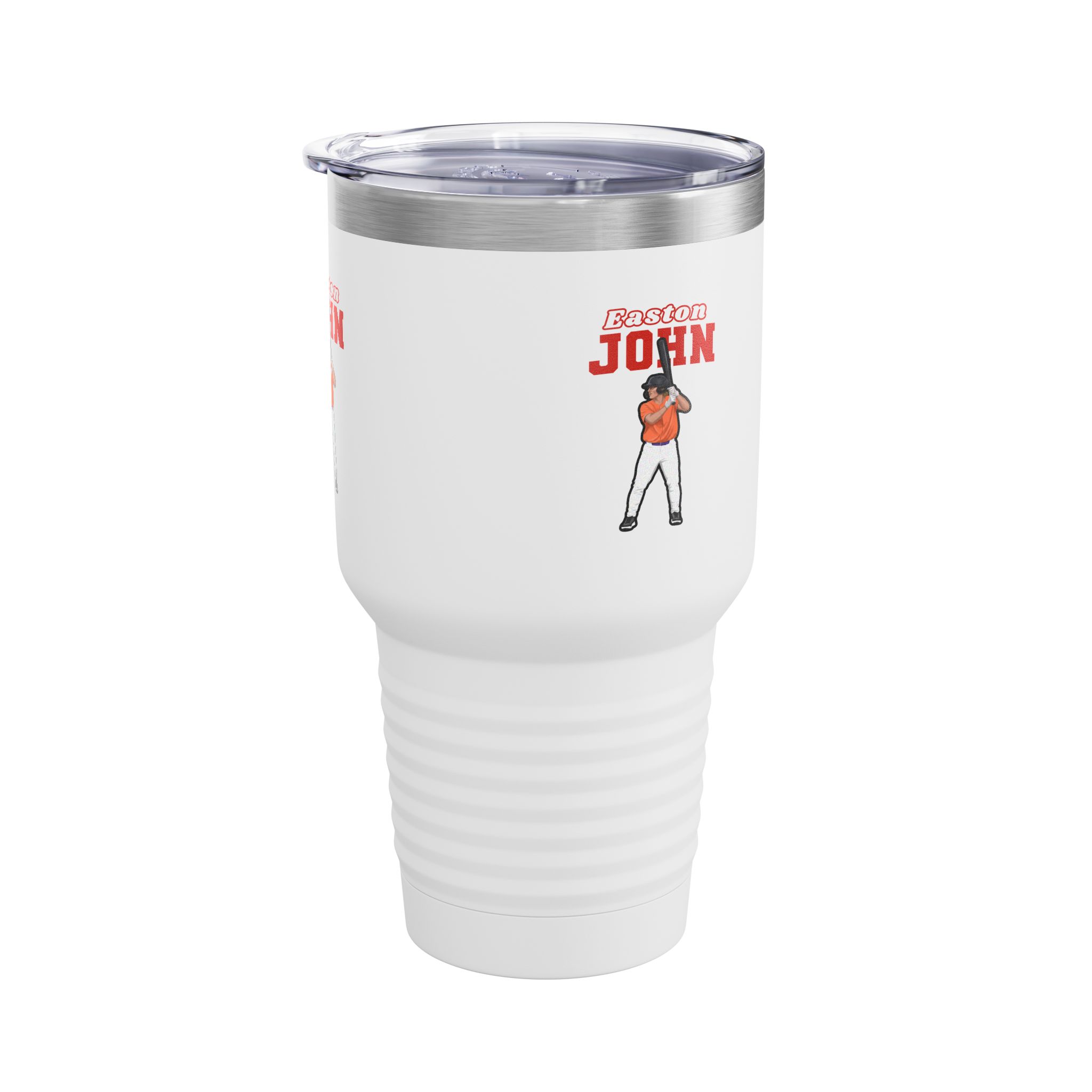 30oz Tumbler — character_name_arch in White