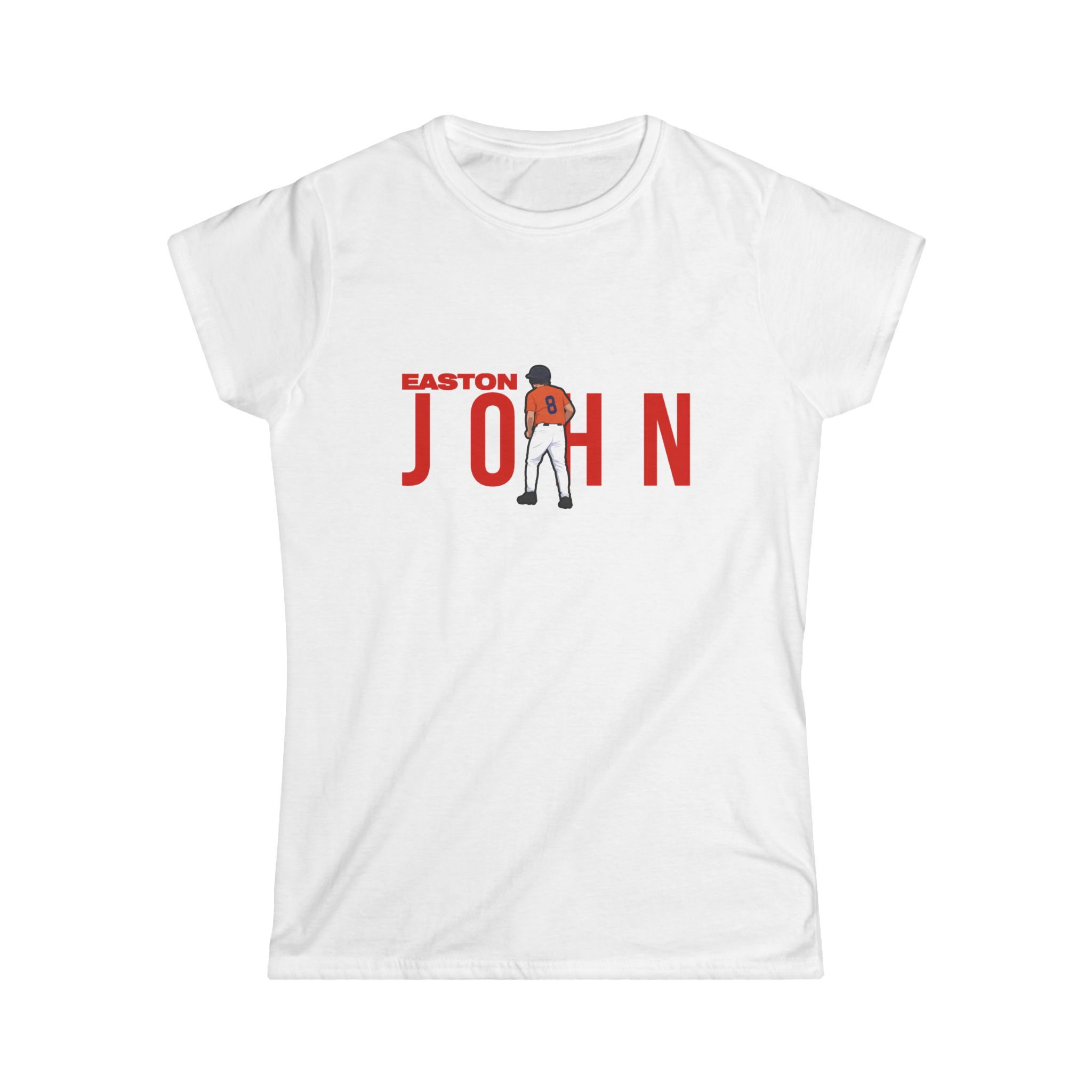 Women's Softstyle Tee — character_player_name in White