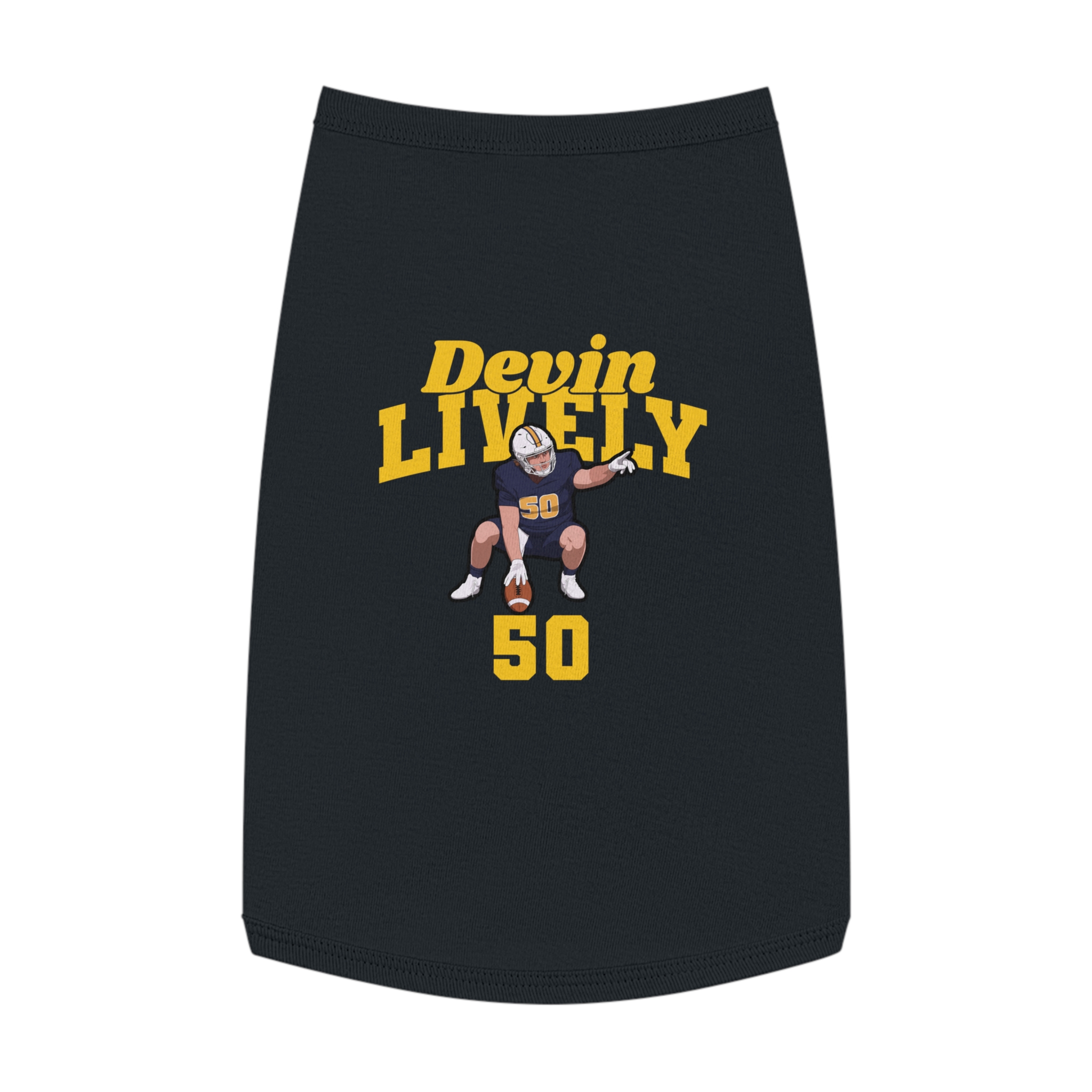 Pet Tank Top — character_signature_arch in Black