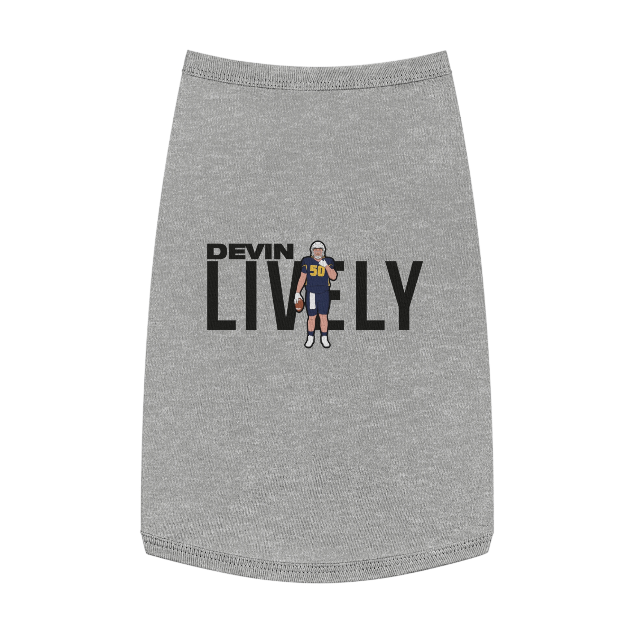 Pet Tank Top — character_player_name in White