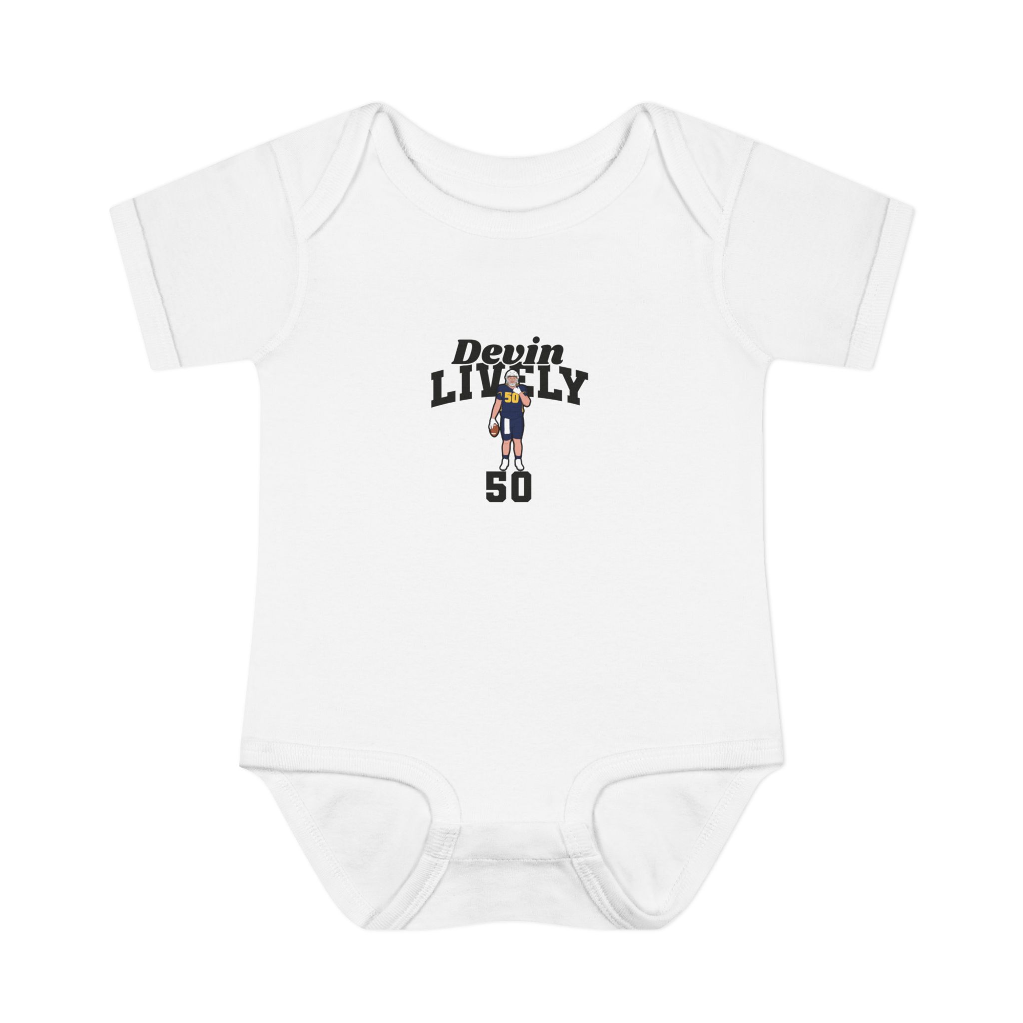 Baby Onesie — character_signature_arch in White