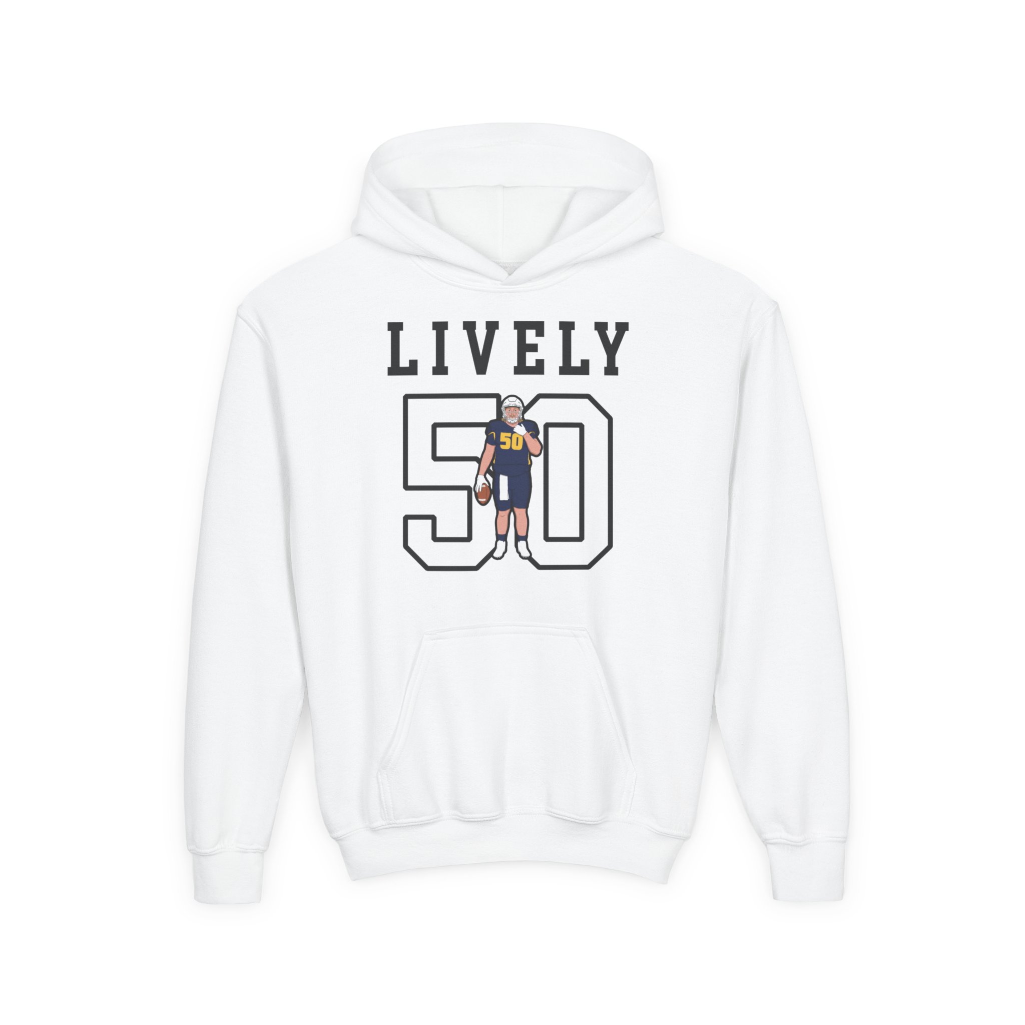 Youth Hoodie — character_shirsey in White