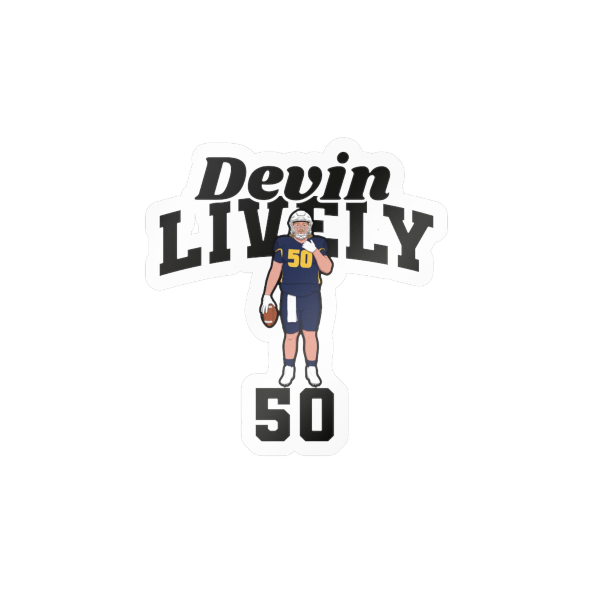 Vinyl Sticker — character_signature_arch in Classic