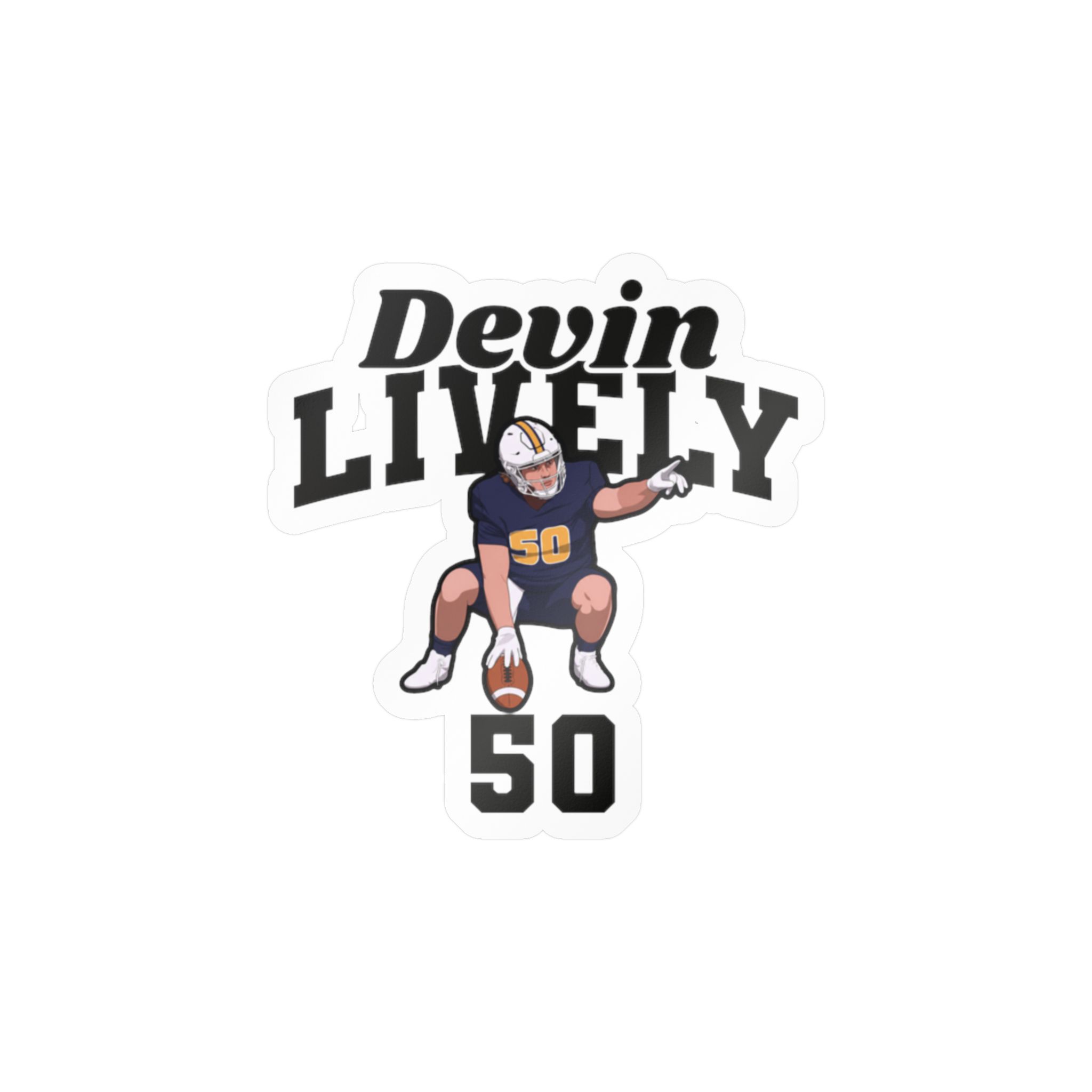Vinyl Sticker — character_signature_arch in Classic