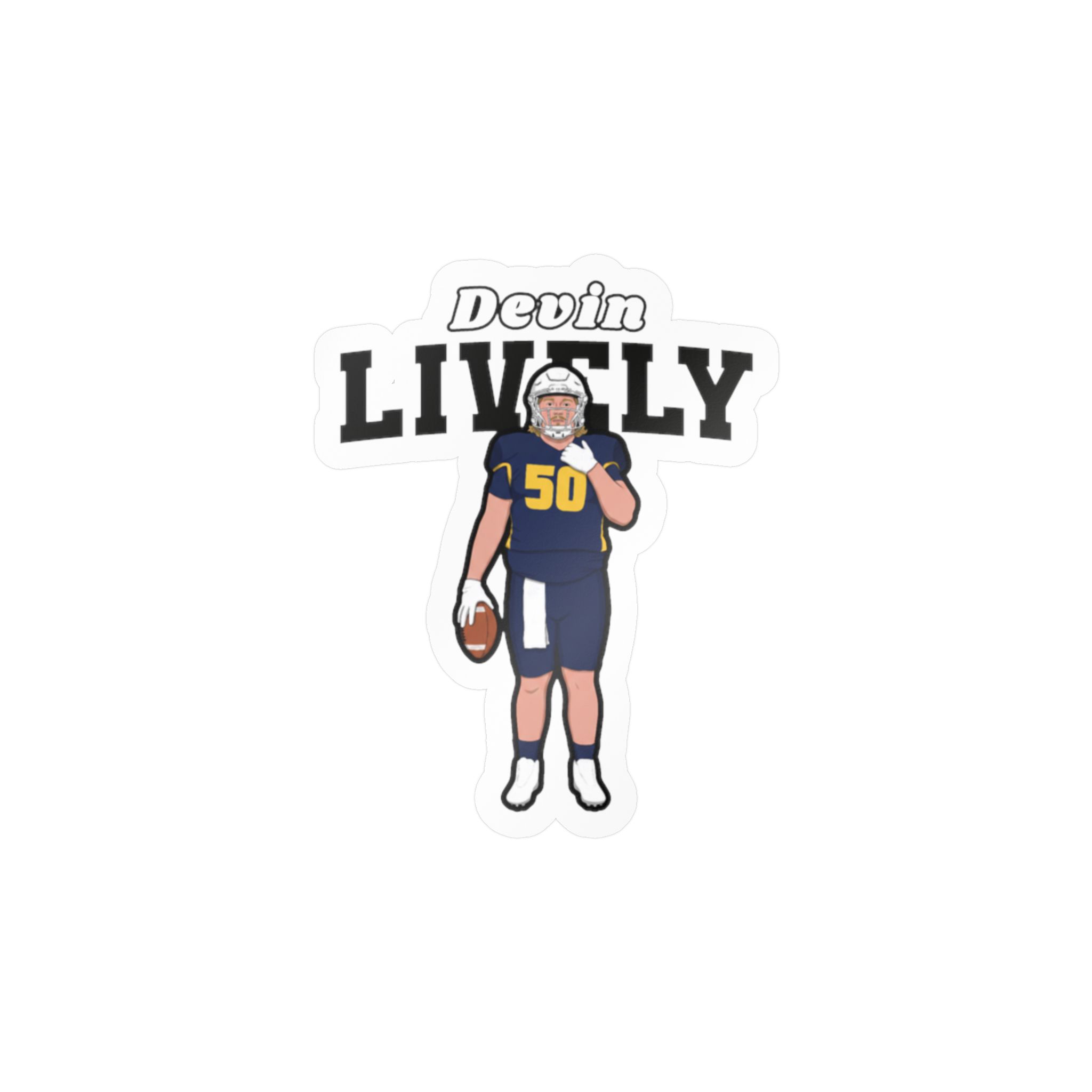 Vinyl Sticker — character_name_arch in Classic
