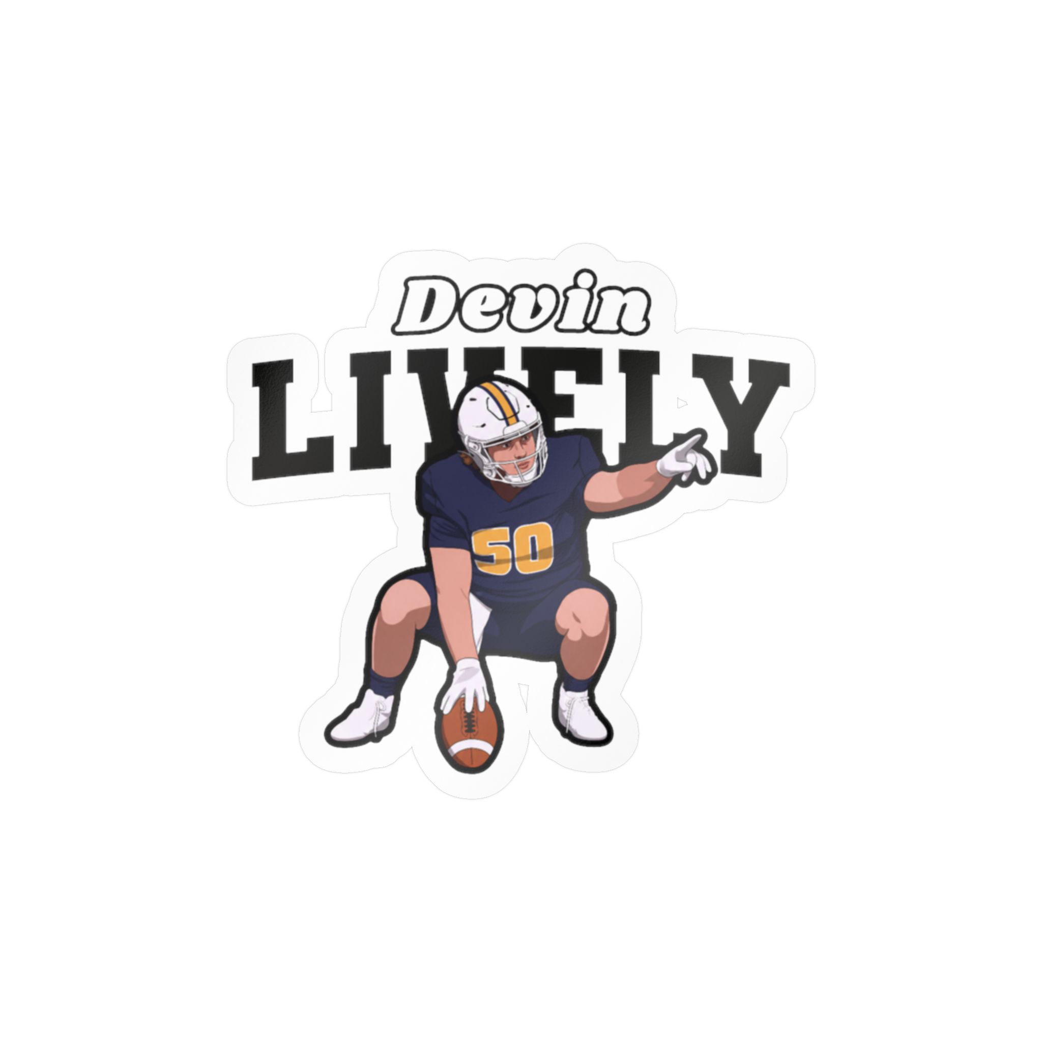 Vinyl Sticker — character_name_arch in Classic