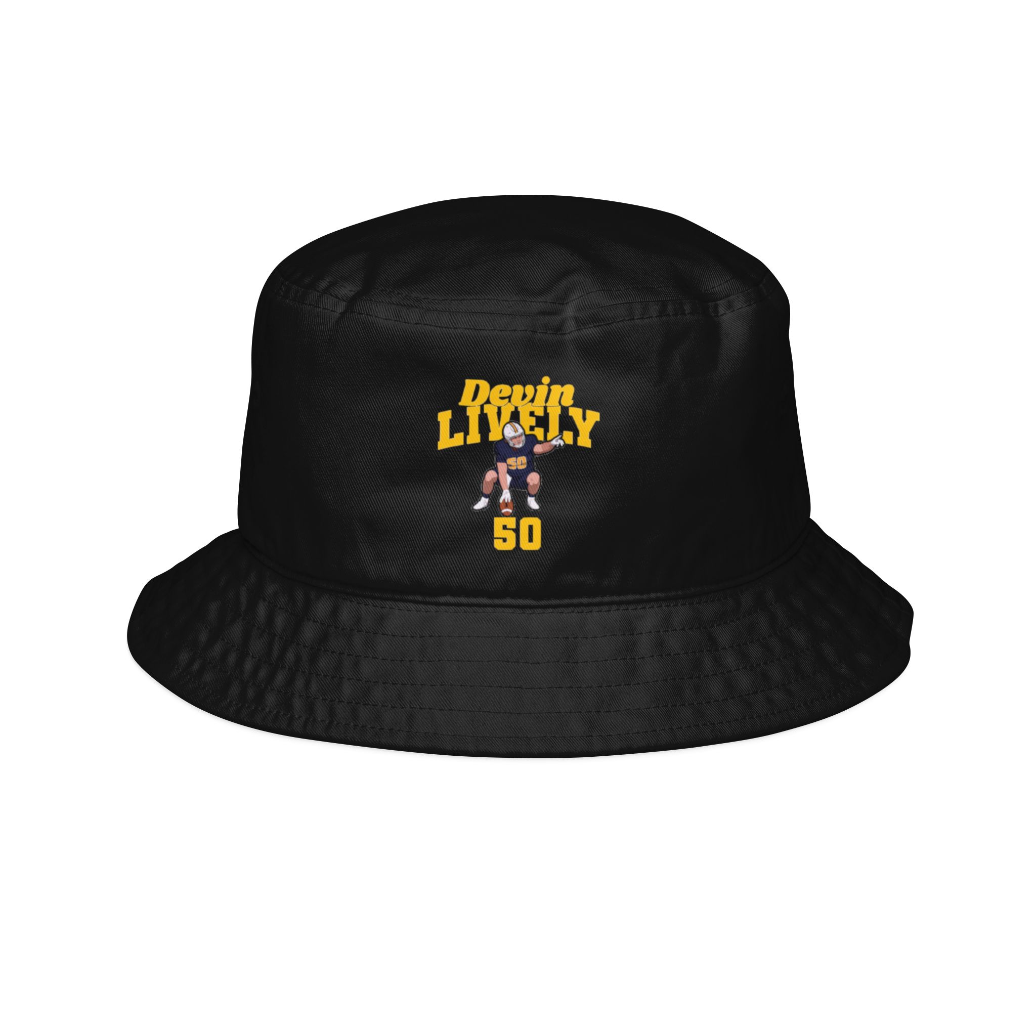 Bucket Hat — character_signature_arch in Black
