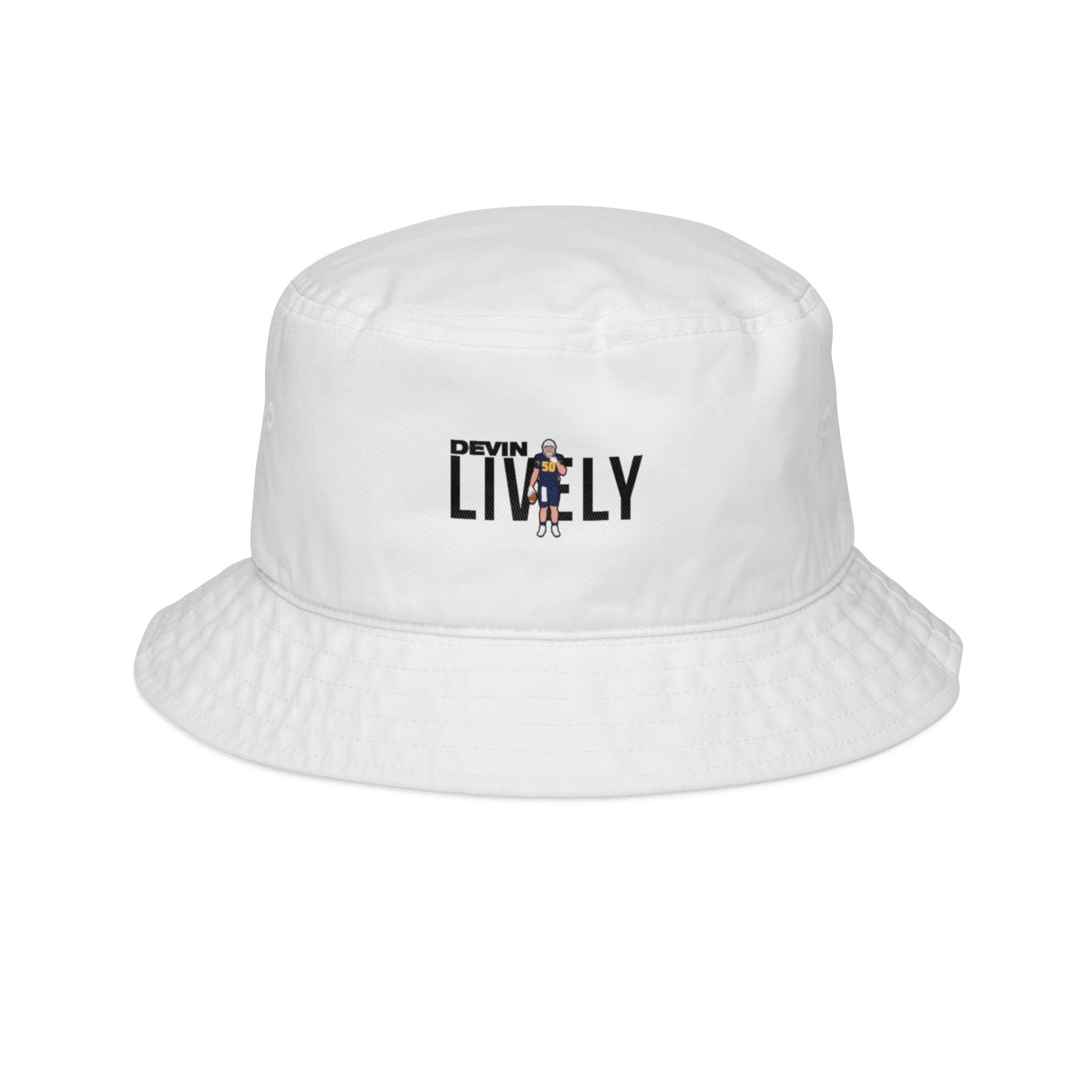 Bucket Hat — character_player_name in White