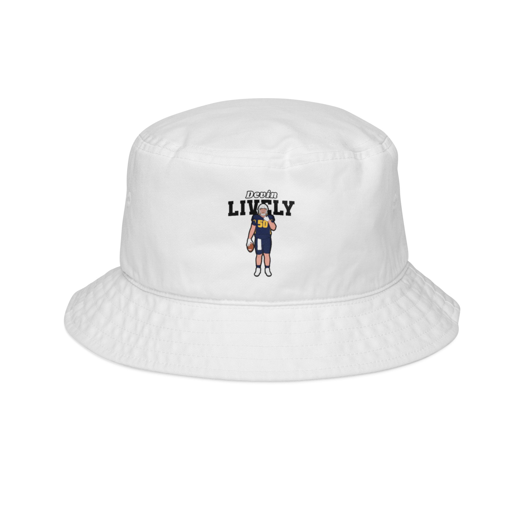 Bucket Hat — character_name_arch in White