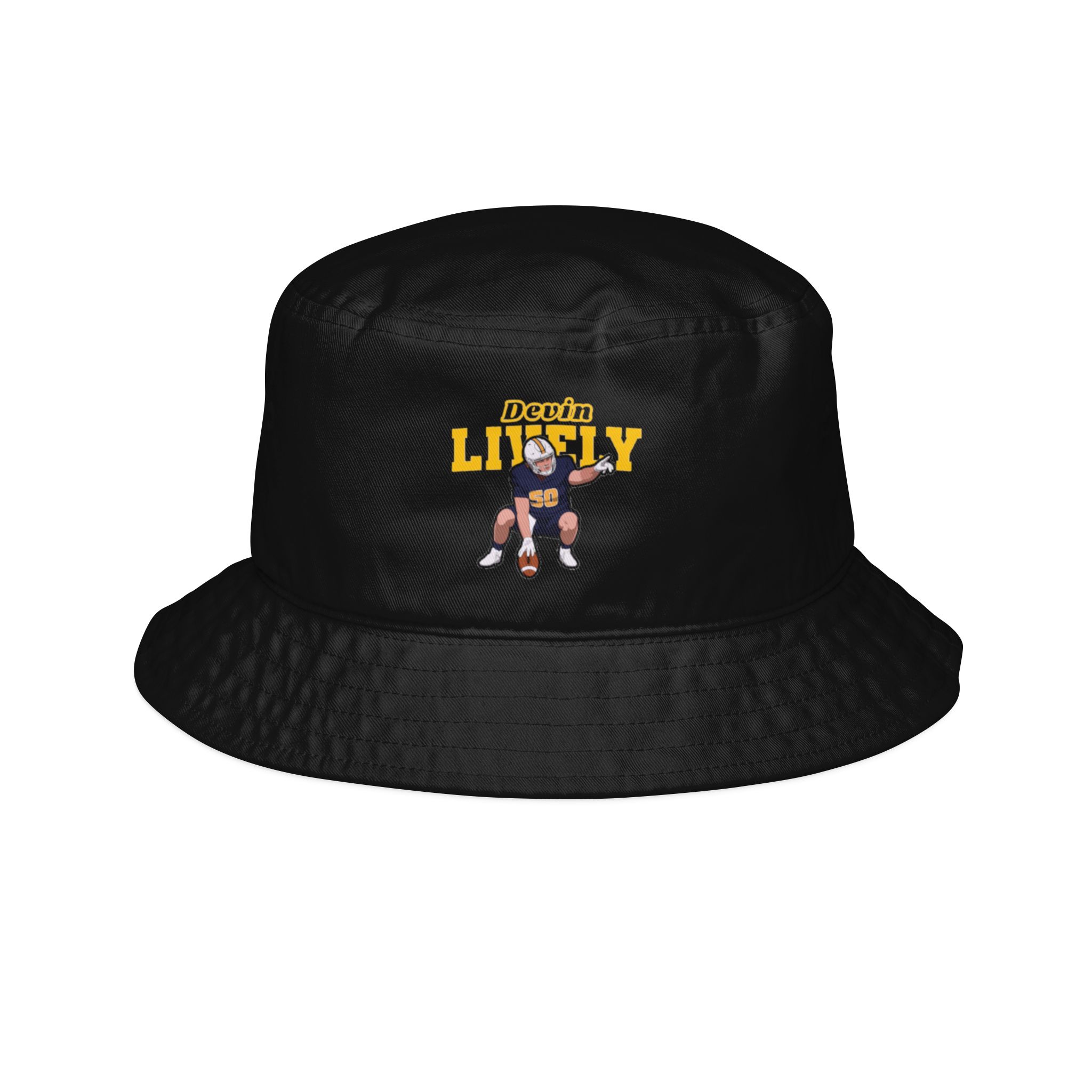 Bucket Hat — character_name_arch in Black