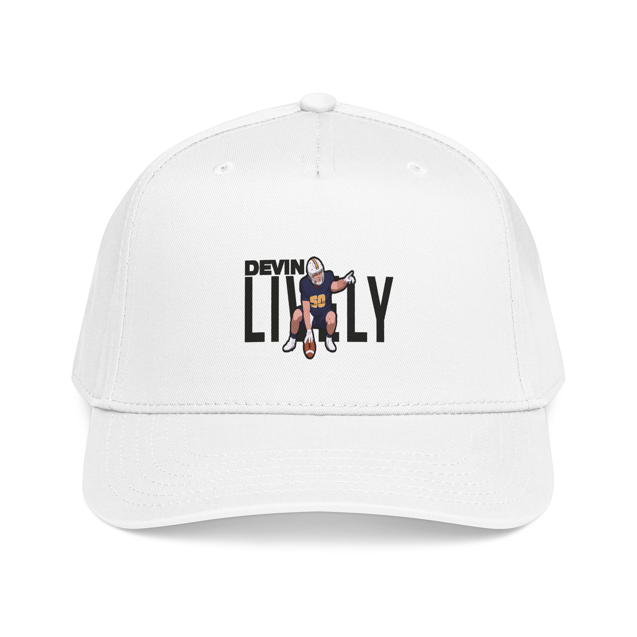 Baseball Cap — character_player_name in White