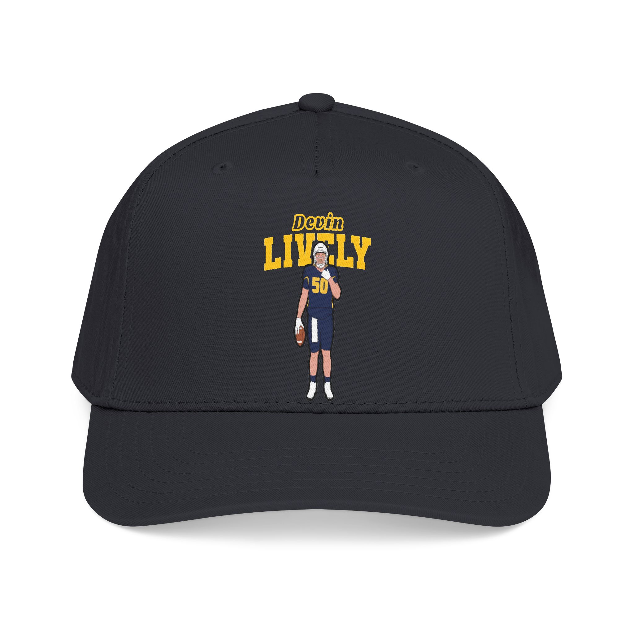 Baseball Cap — character_name_arch in Black