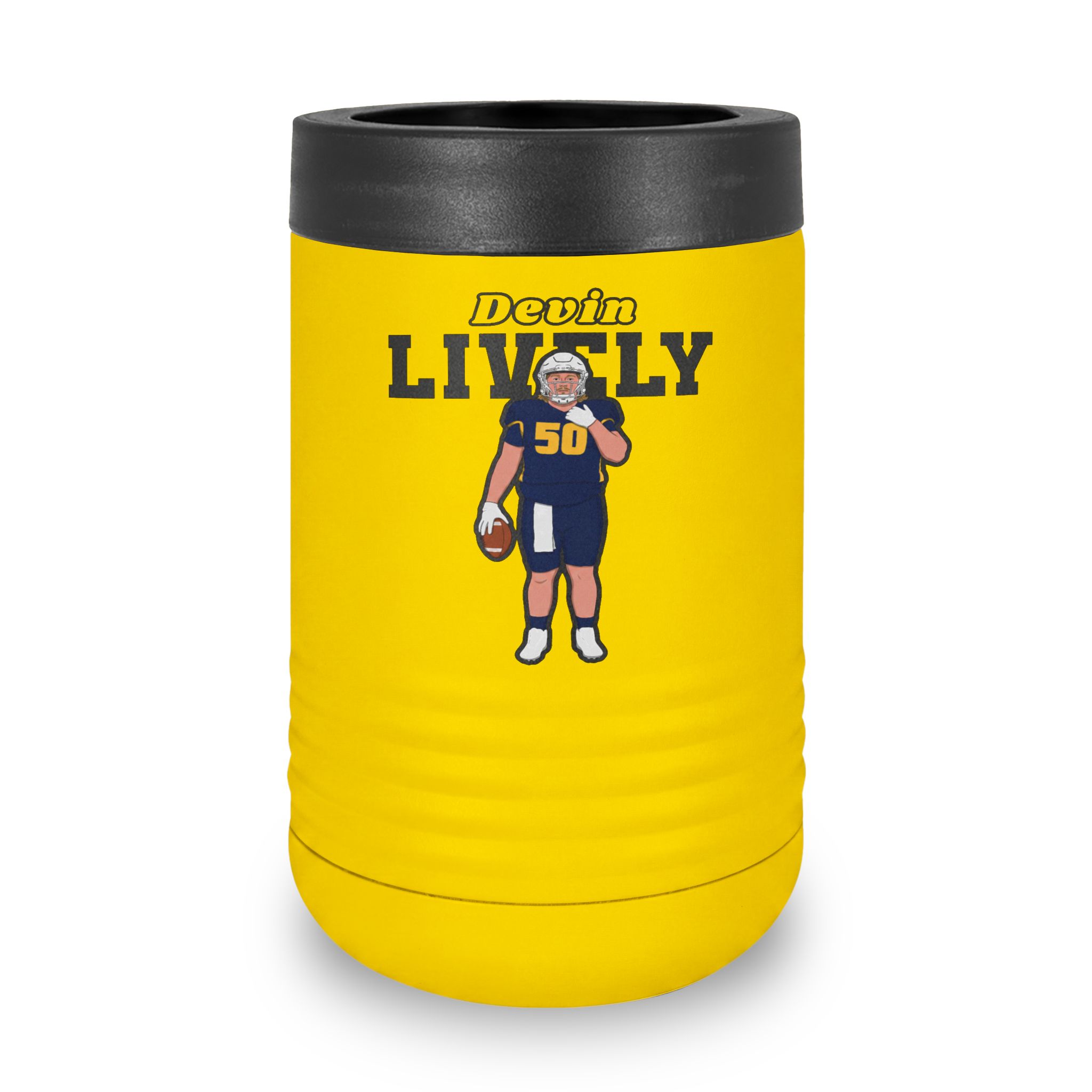 Stainless Can Cooler — character_name_arch in Yellow