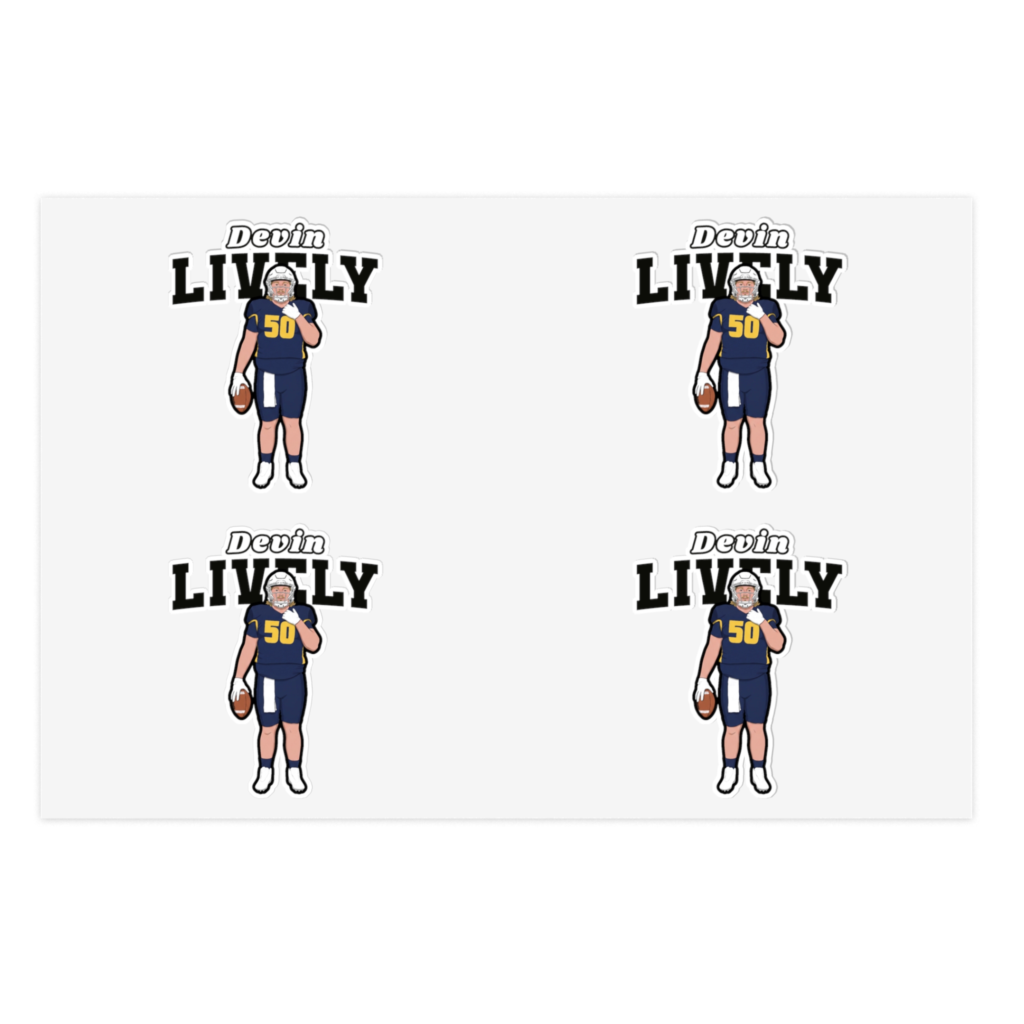 Sticker Sheet — character_name_arch in Classic