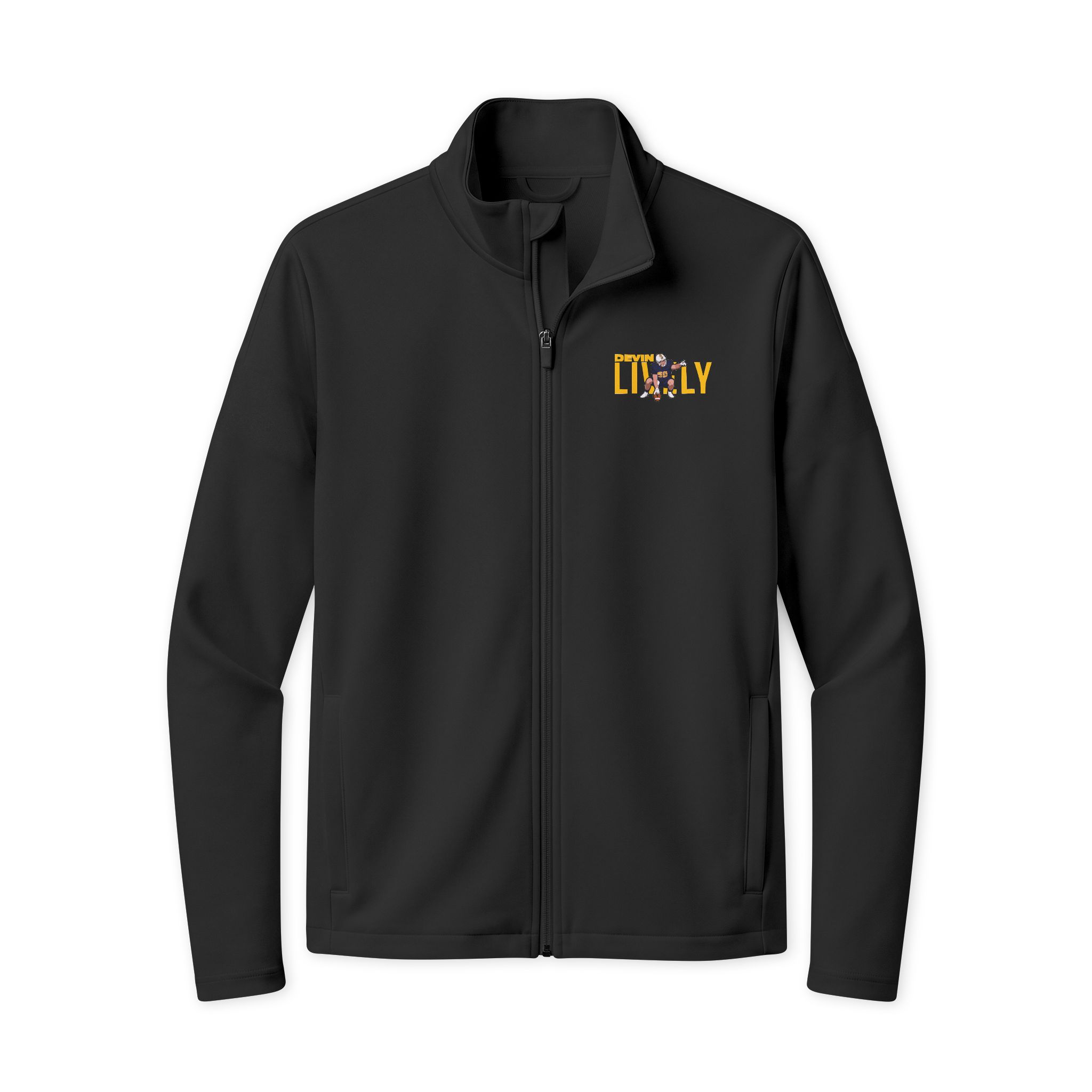 Travel Full-Zip Jacket — character_player_name in Black/ Black