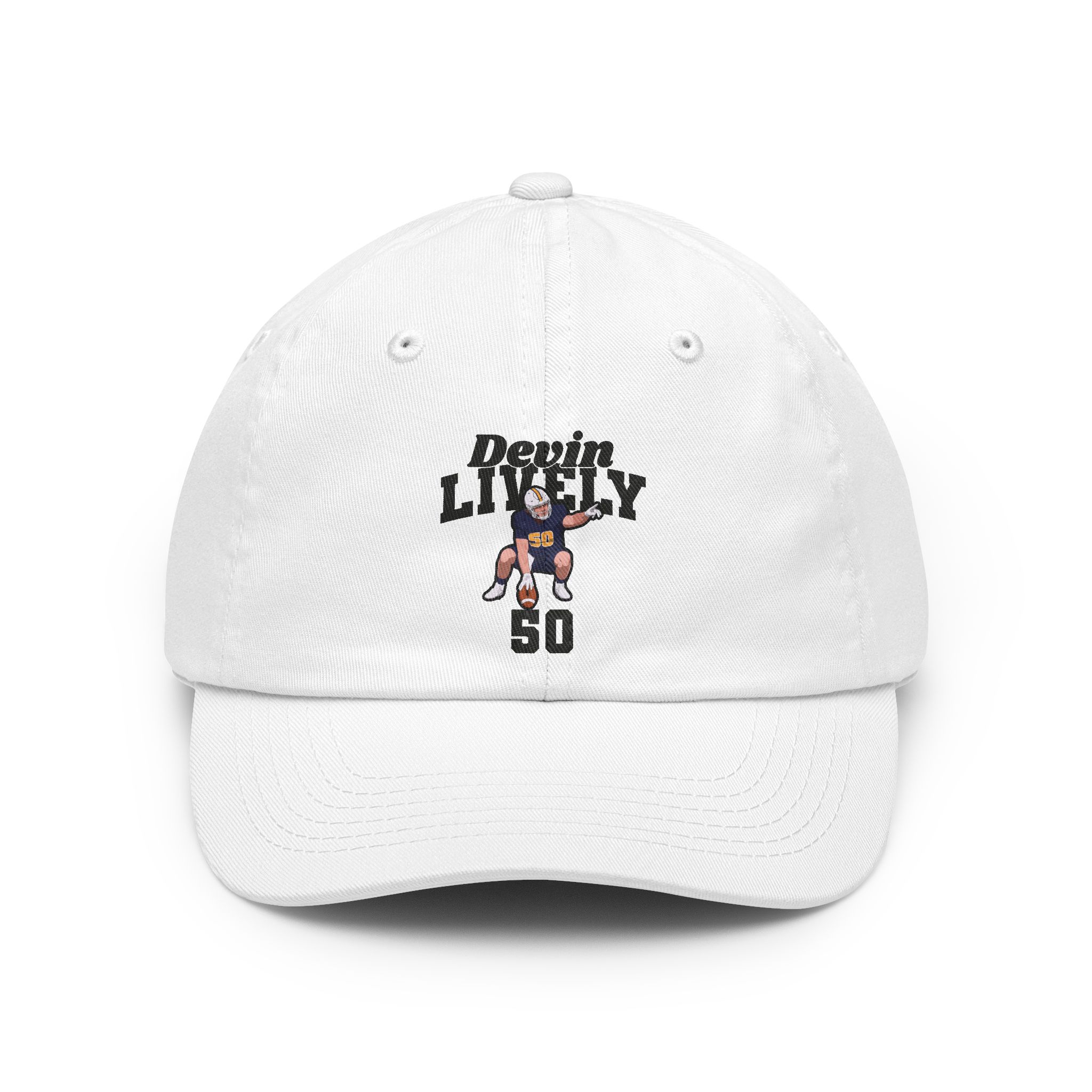 Classic Cap — character_signature_arch in White