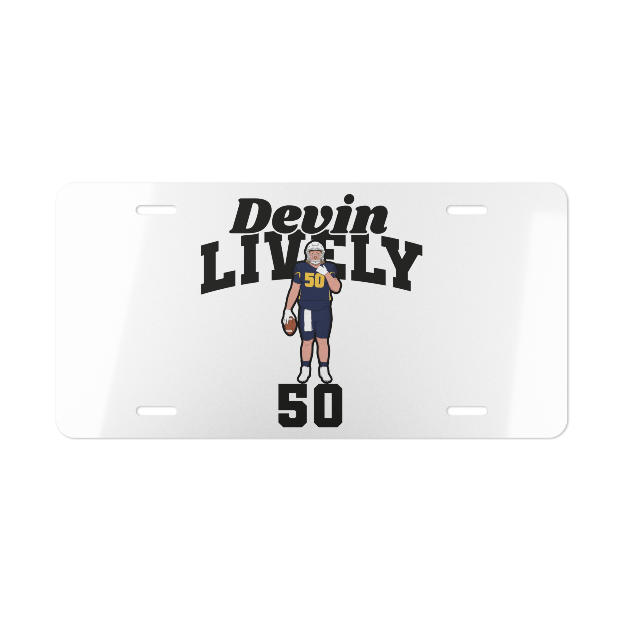 License Plate — character_signature_arch in Classic