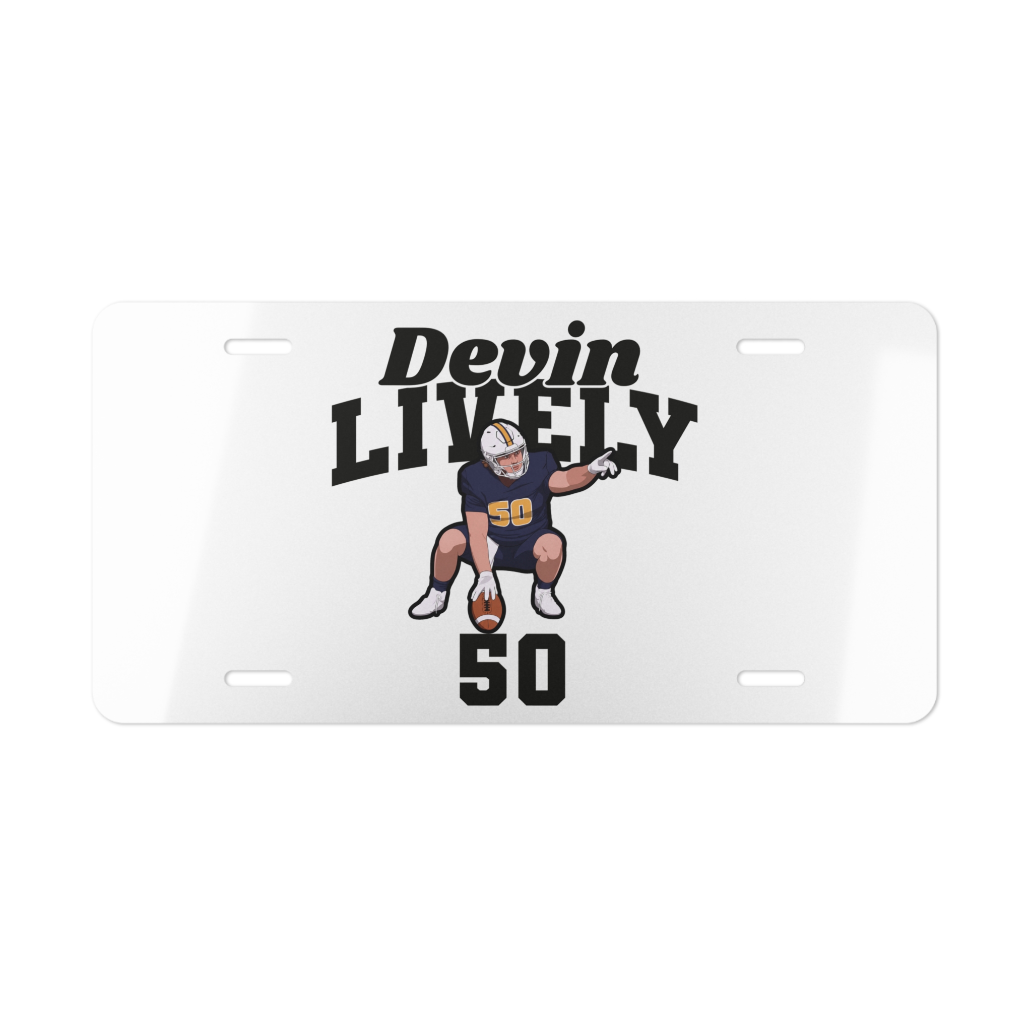 License Plate — character_signature_arch in Classic