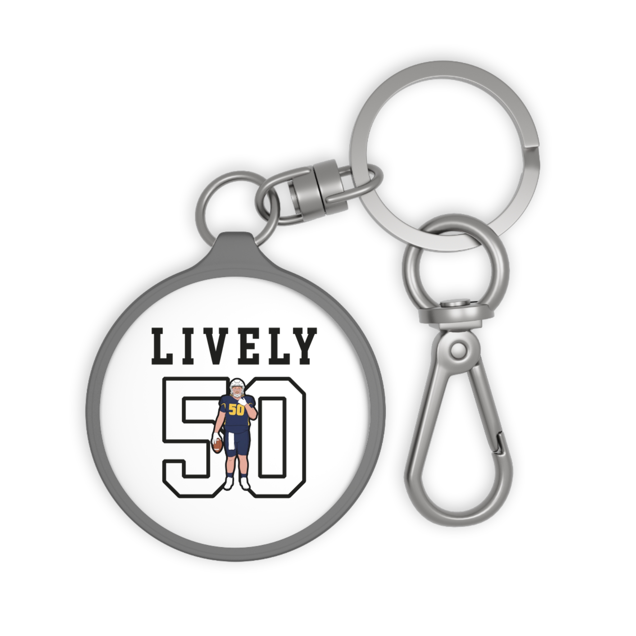 Keychain — character_shirsey in Grey