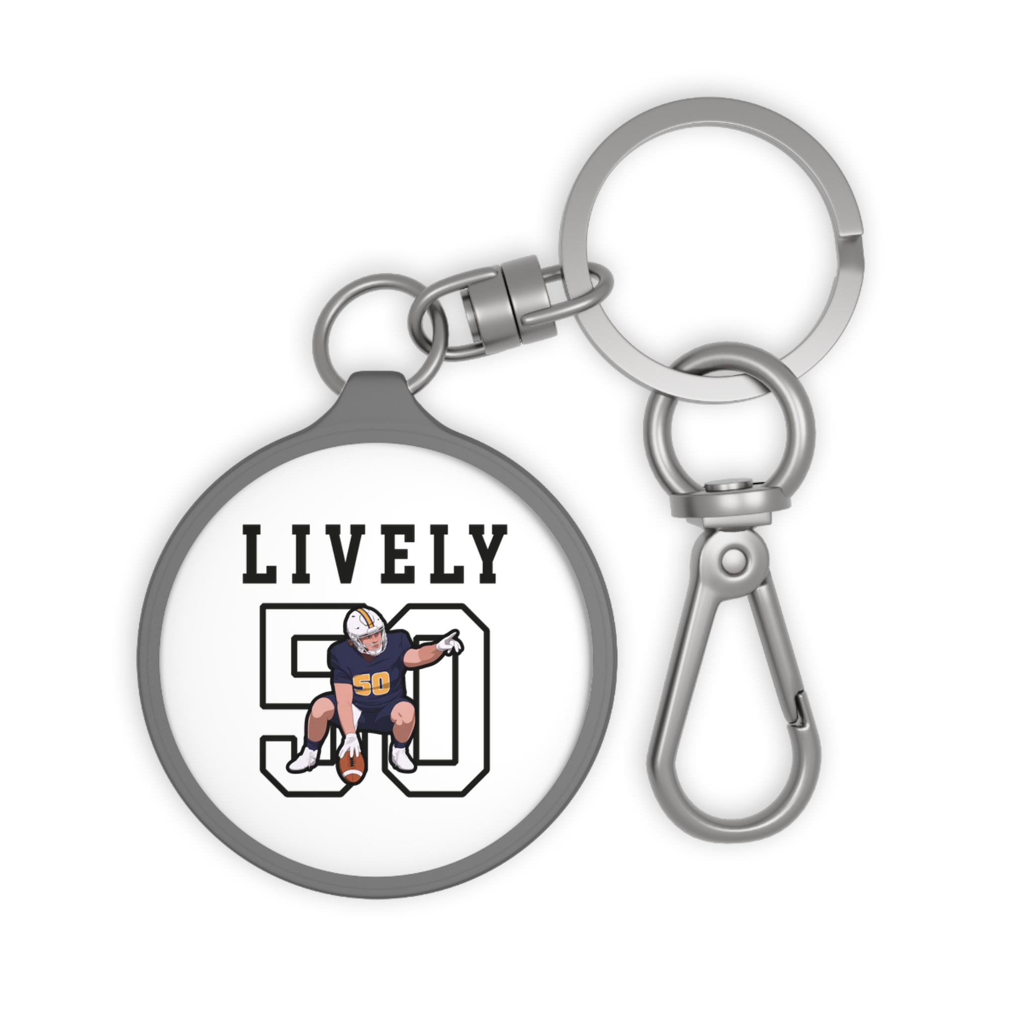 Keychain — character_shirsey in Grey