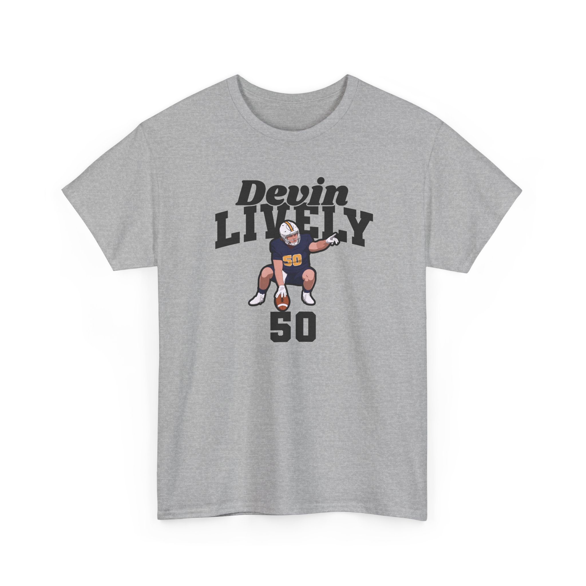 Tee — character_signature_arch in Grey