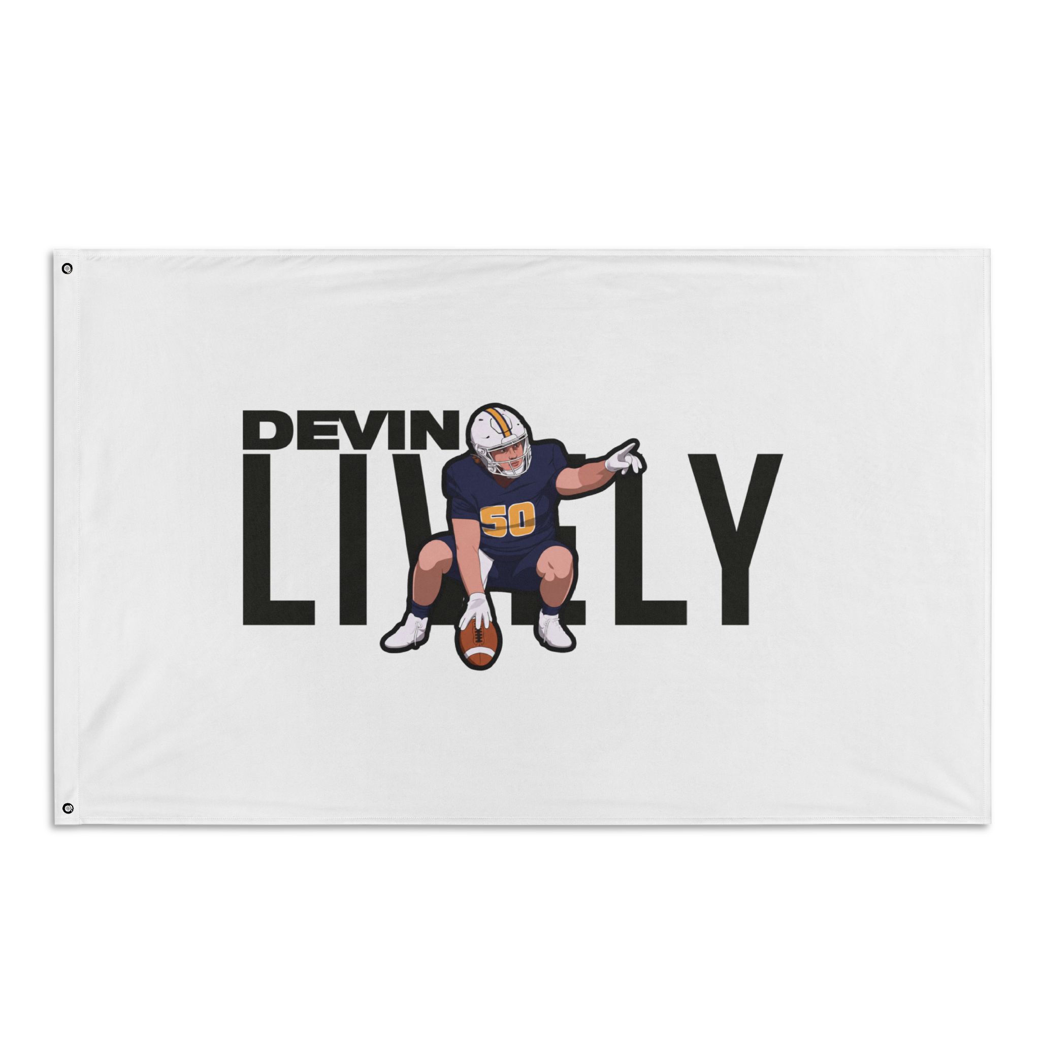Flag (35 × 56 in) — character_player_name in Classic