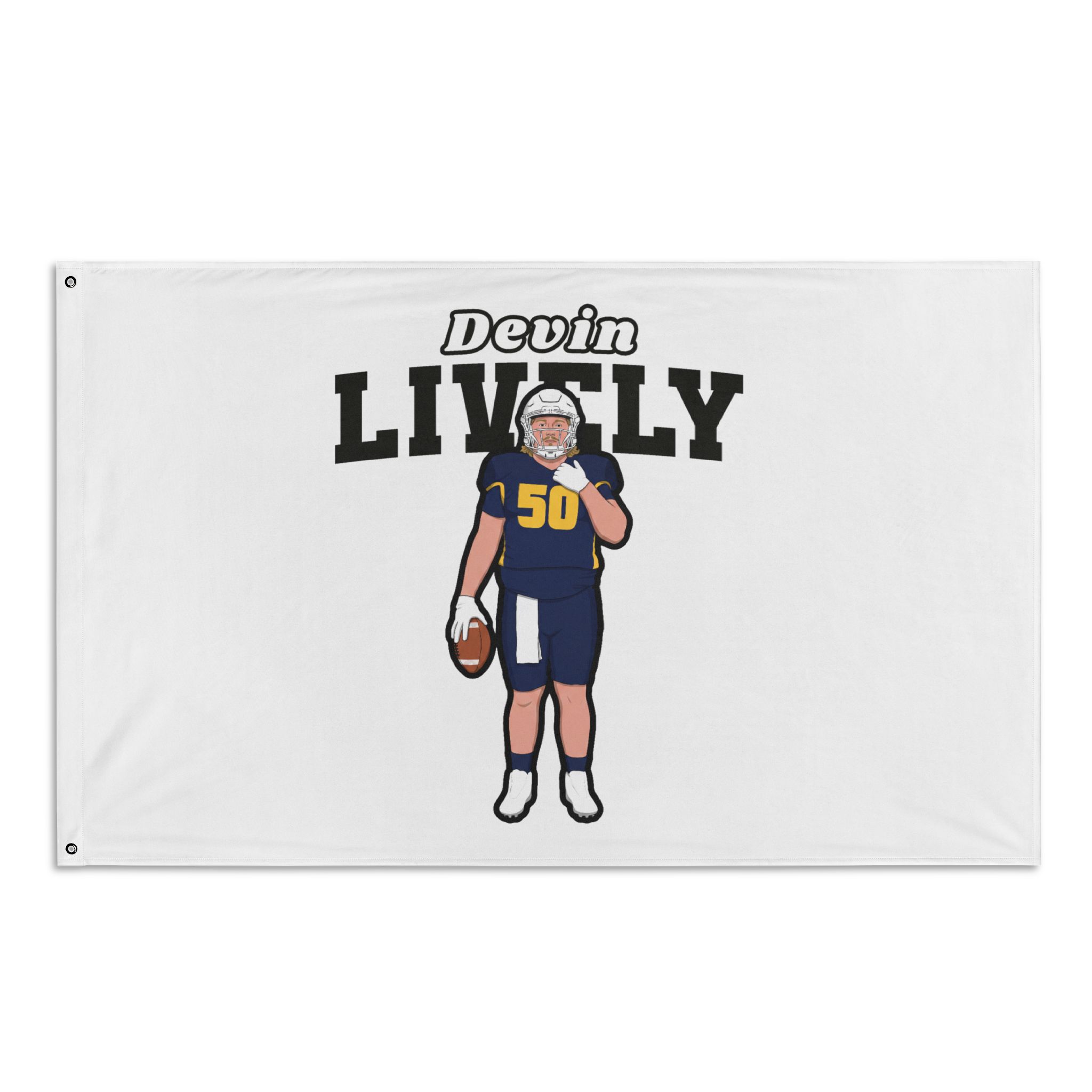 Flag (35 × 56 in) — character_name_arch in Classic