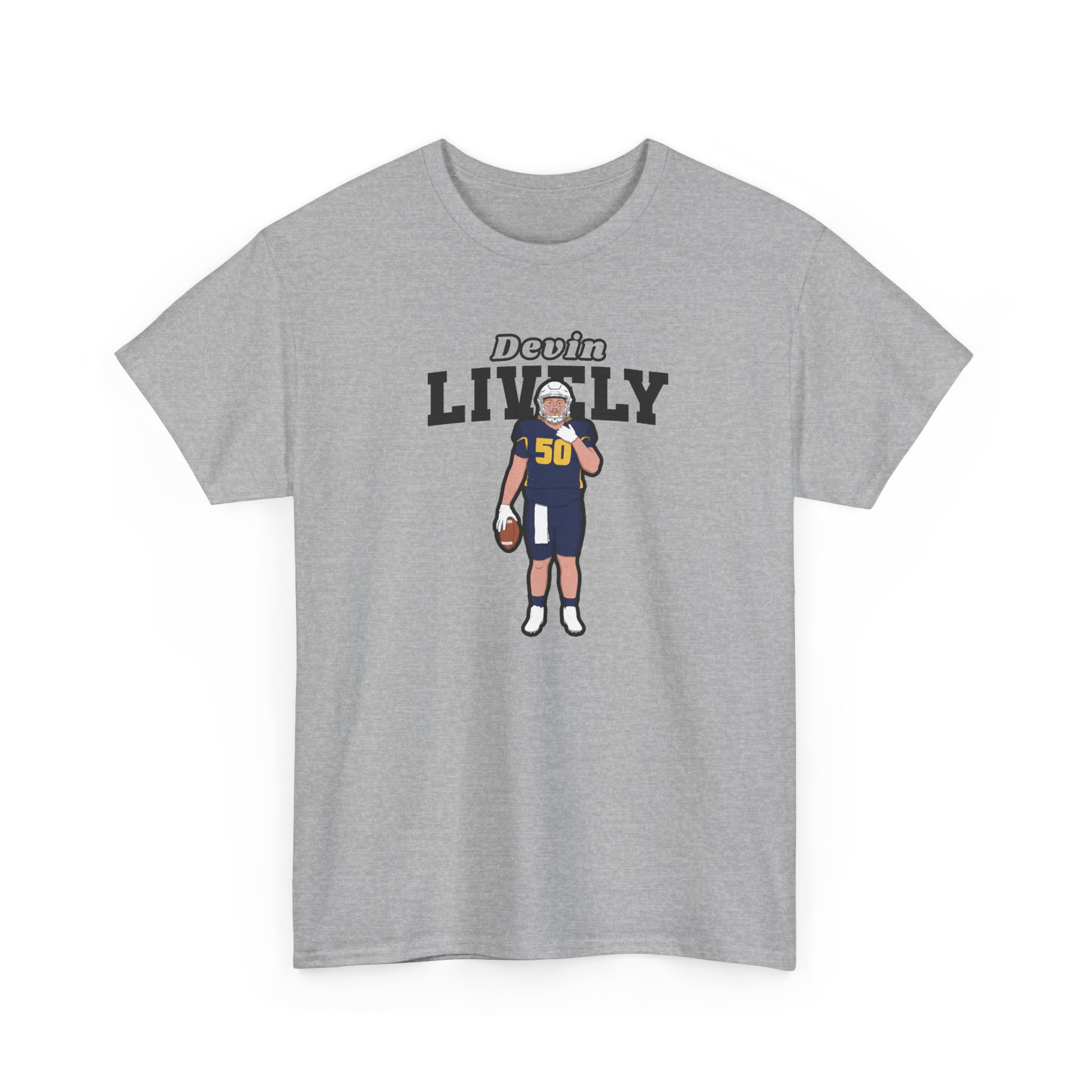 Tee — character_name_arch in Grey