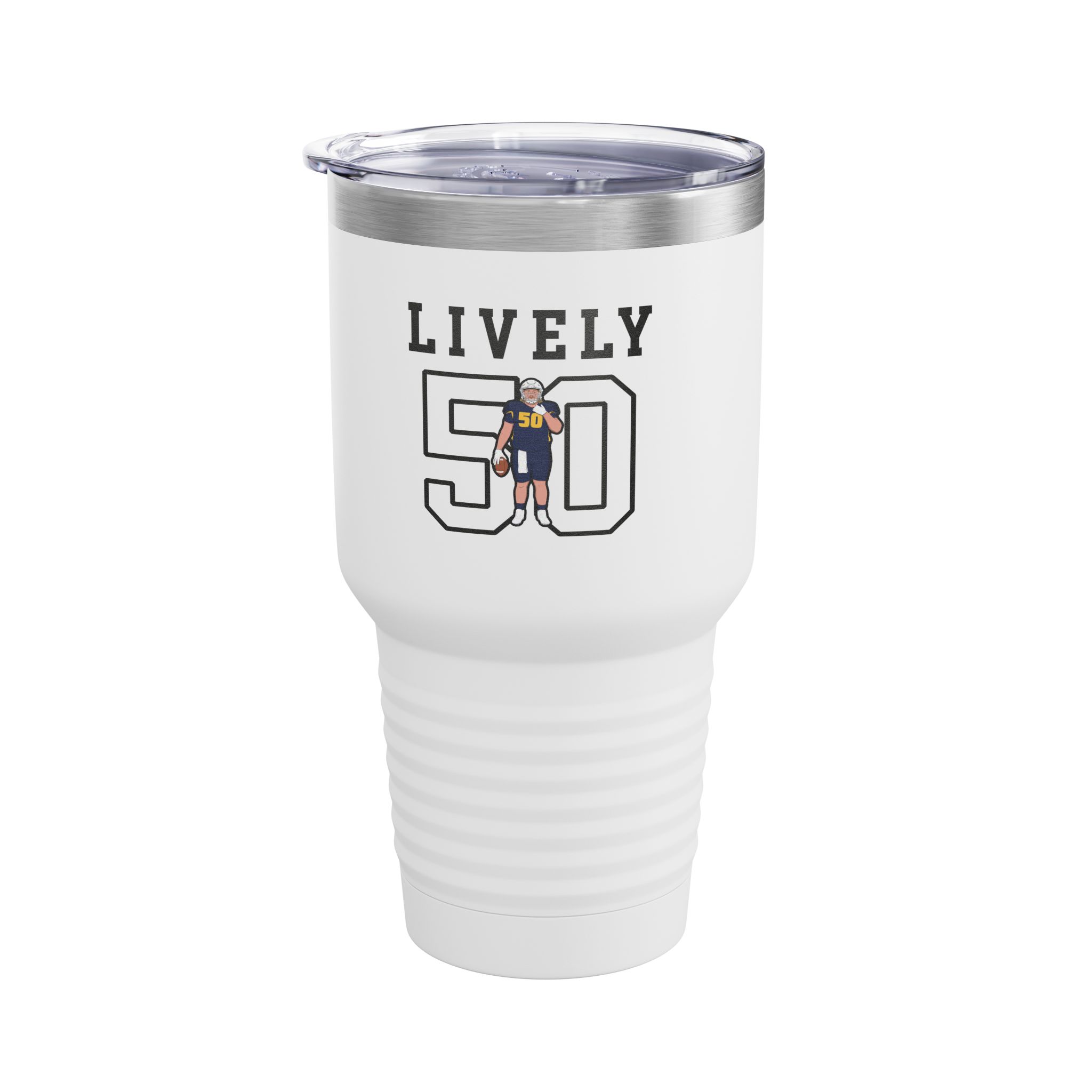 30oz Tumbler — character_shirsey in White