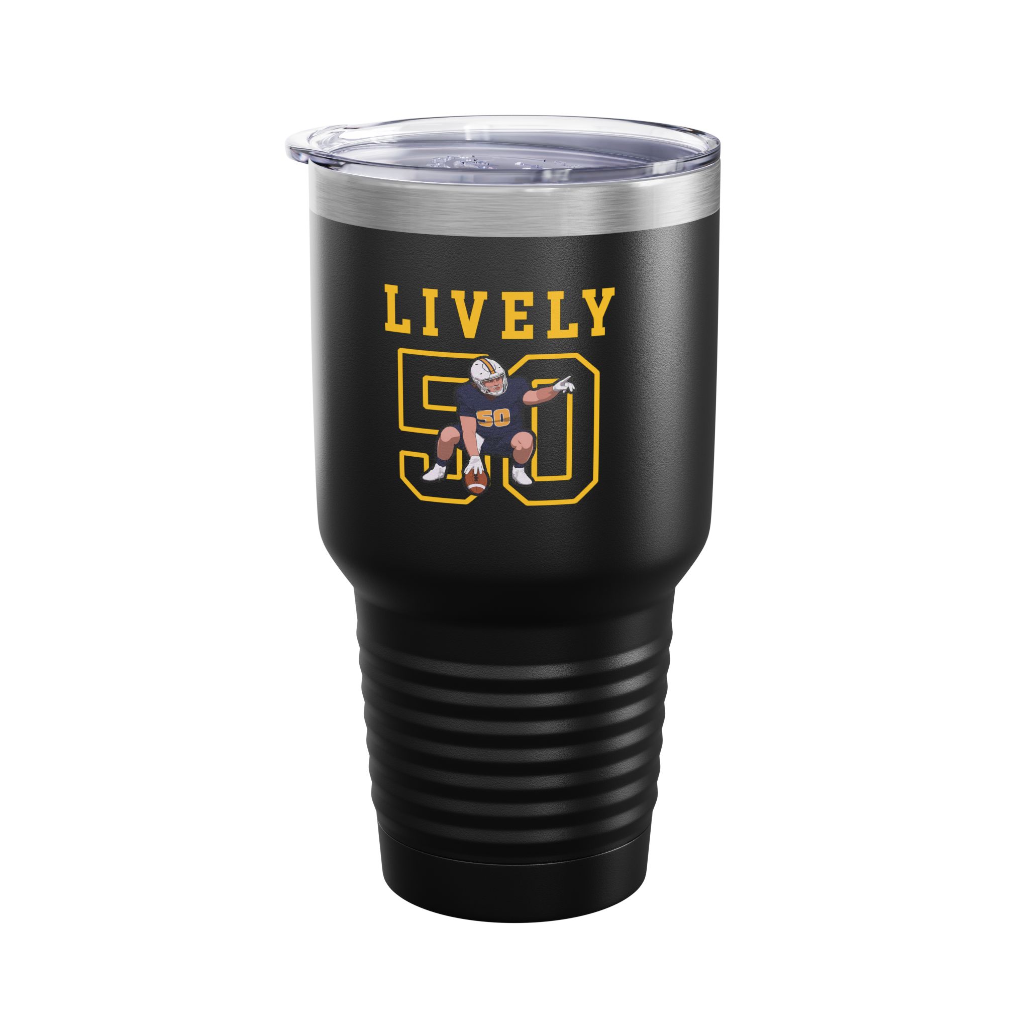 30oz Tumbler — character_shirsey in Black