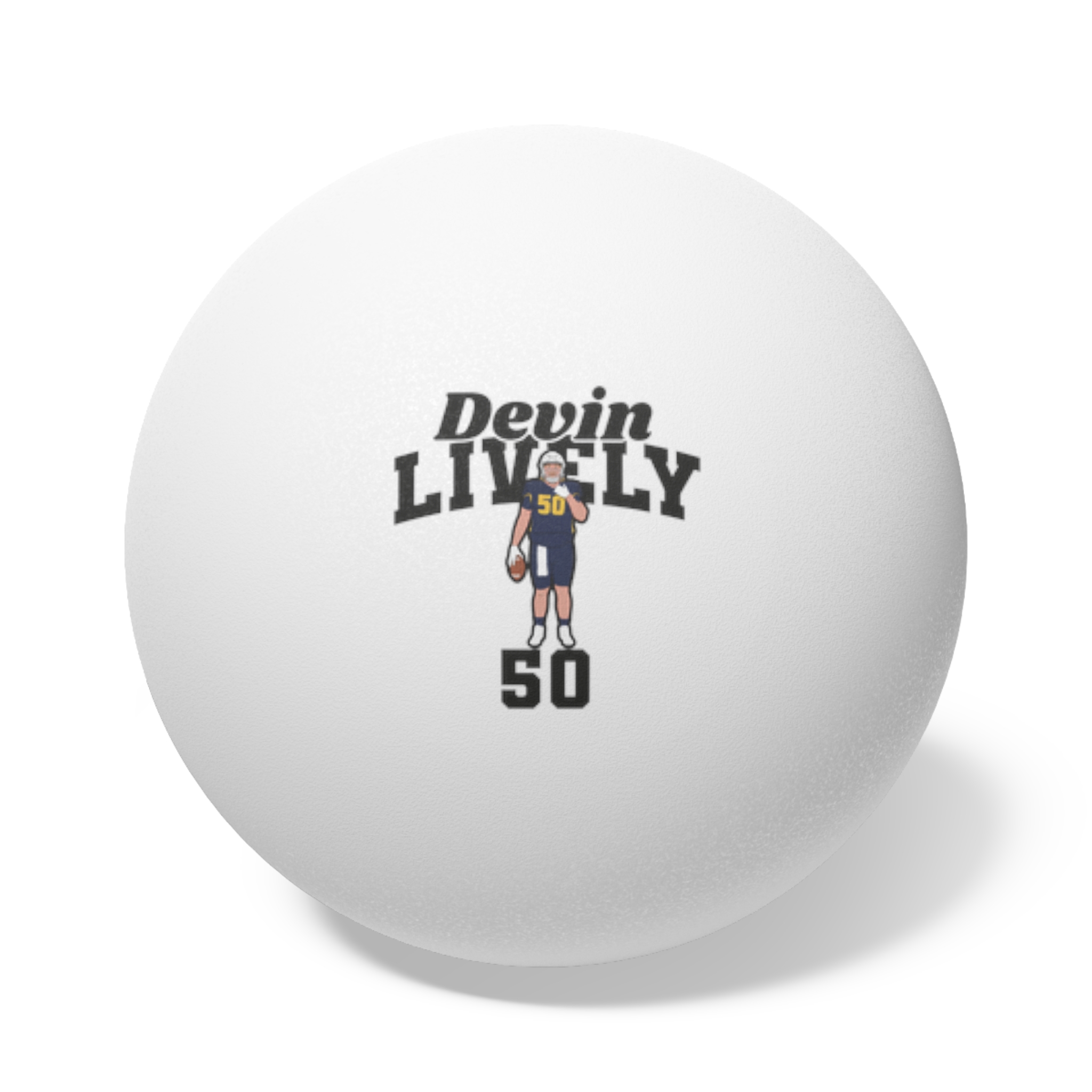 Ping Pong Balls, 6 pcs — character_signature_arch in White