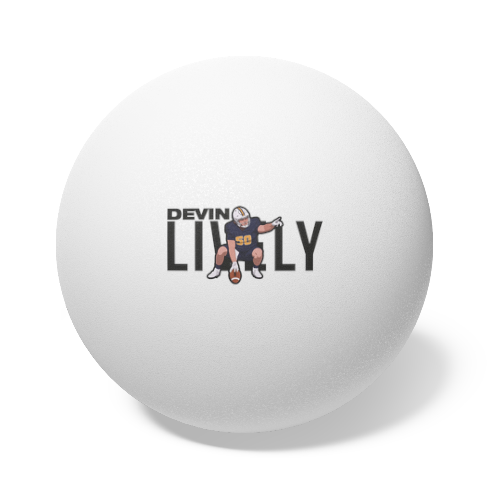Ping Pong Balls, 6 pcs — character_player_name in White