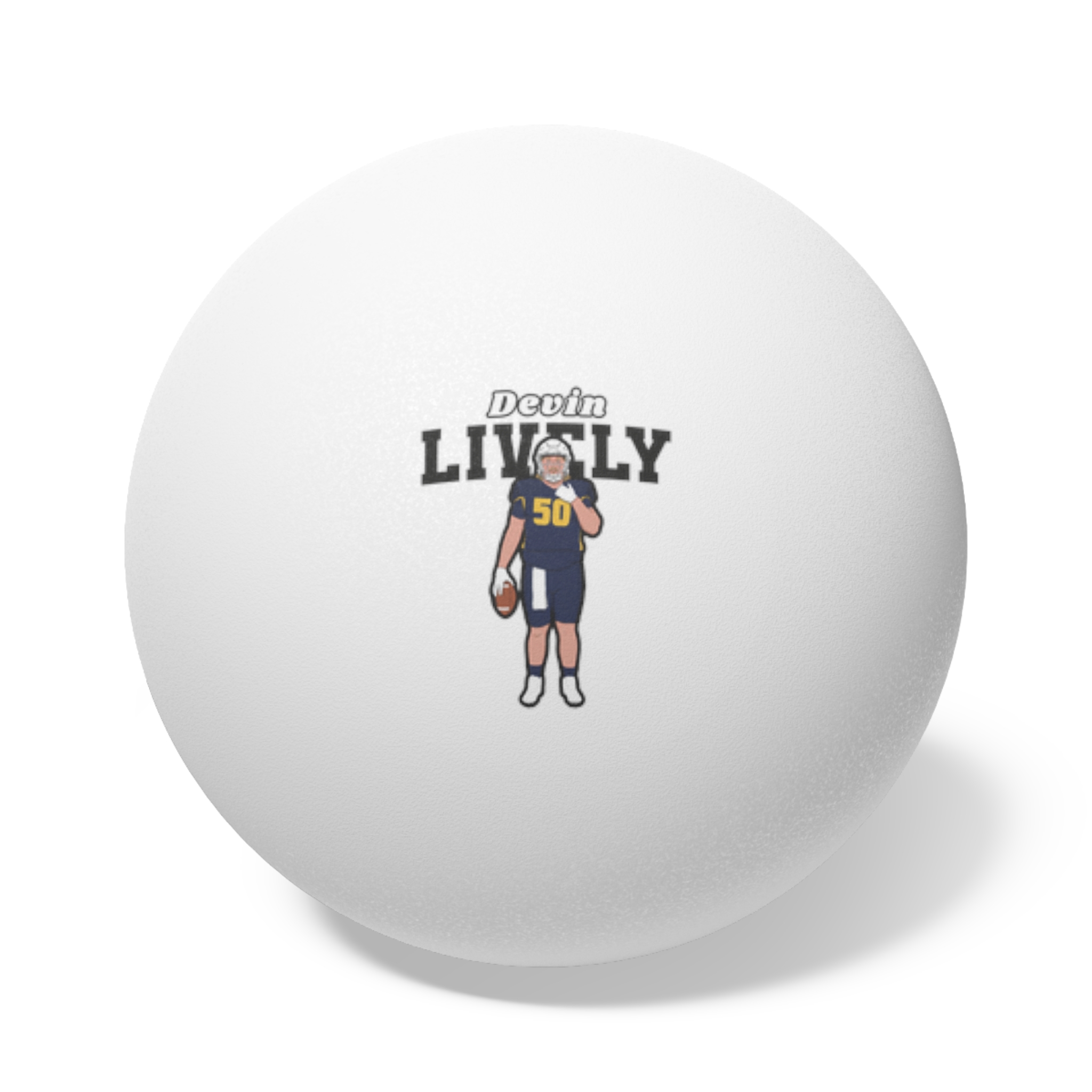 Ping Pong Balls, 6 pcs — character_name_arch in White