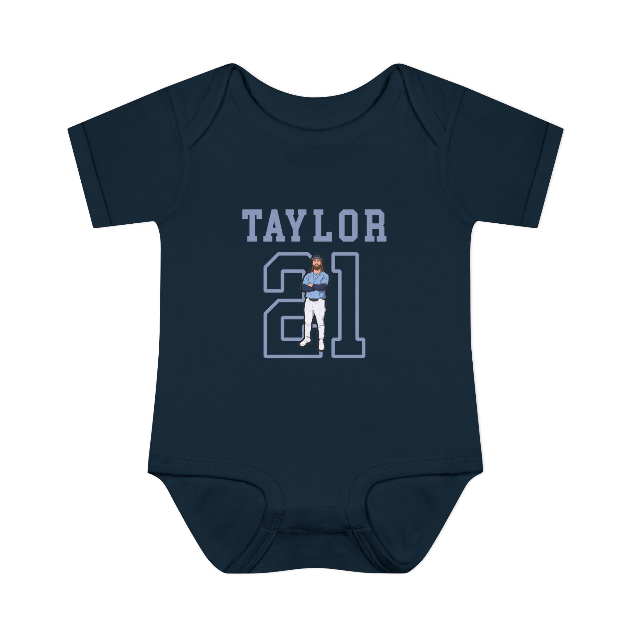 Baby Onesie — character_shirsey in Navy