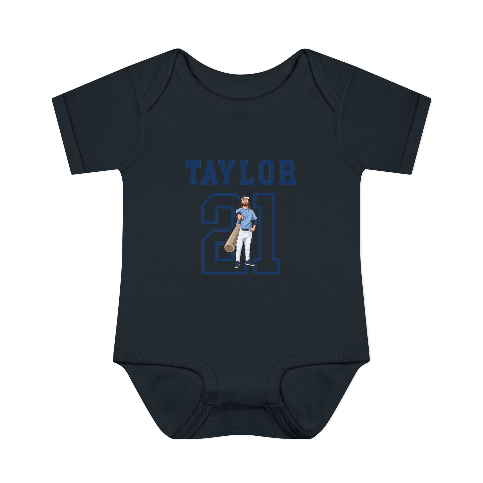 Baby Onesie — character_shirsey in Black
