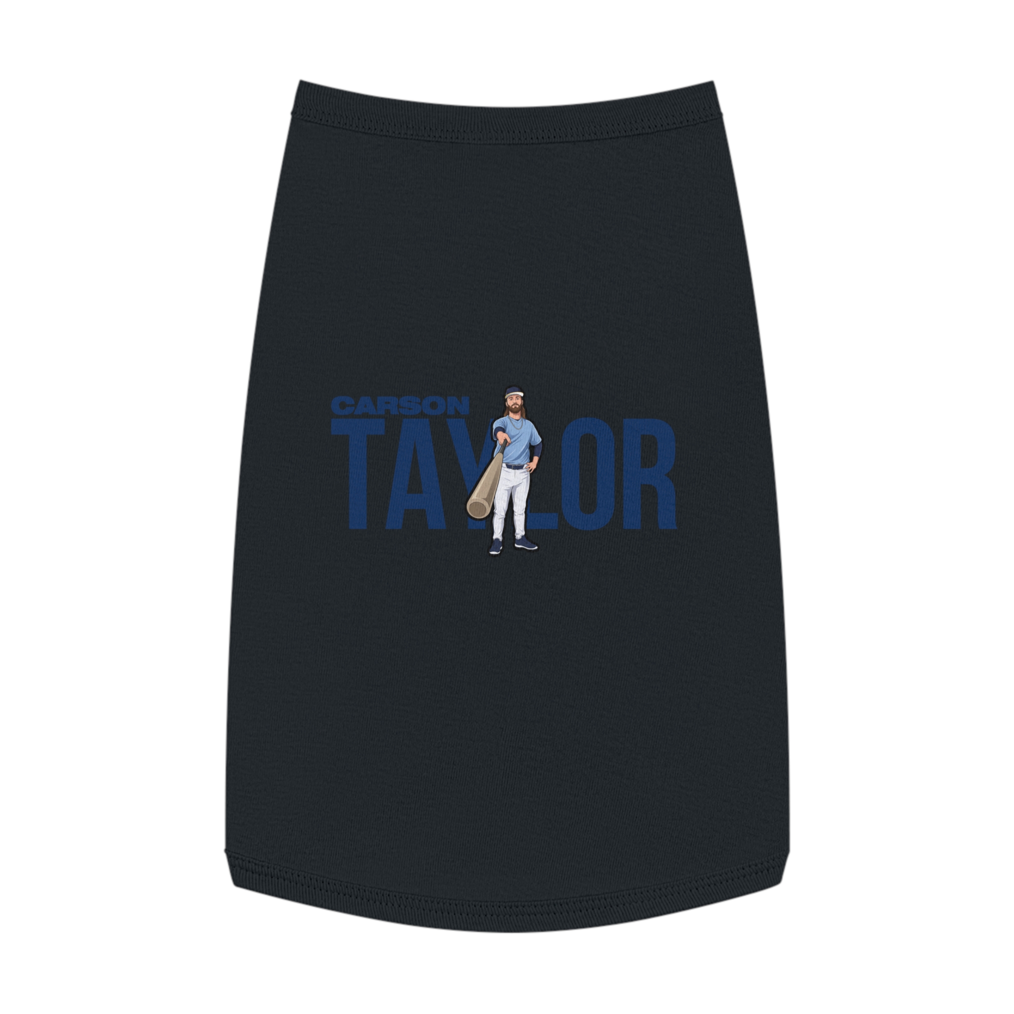 Pet Tank Top — character_player_name in Black