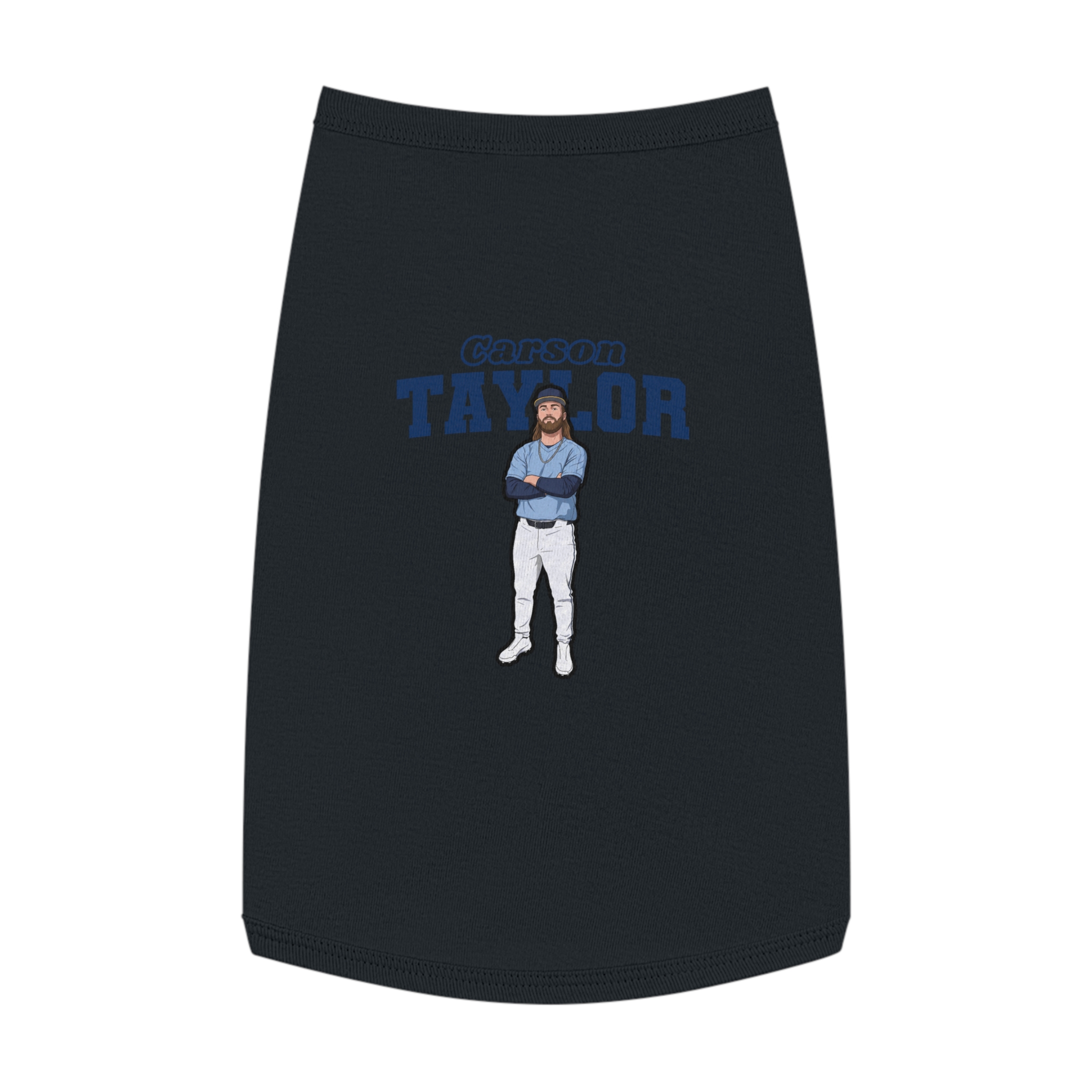 Pet Tank Top — character_name_arch in White