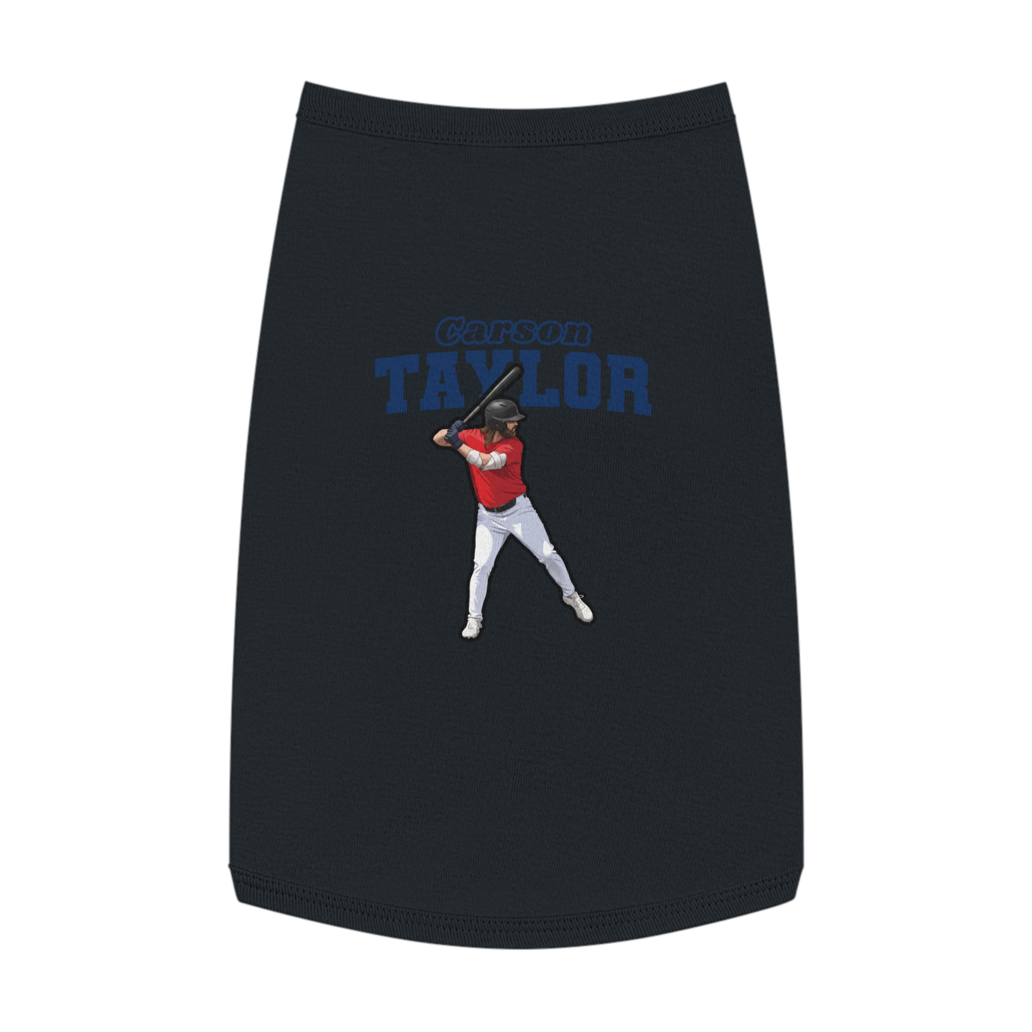 Pet Tank Top — character_name_arch in Black