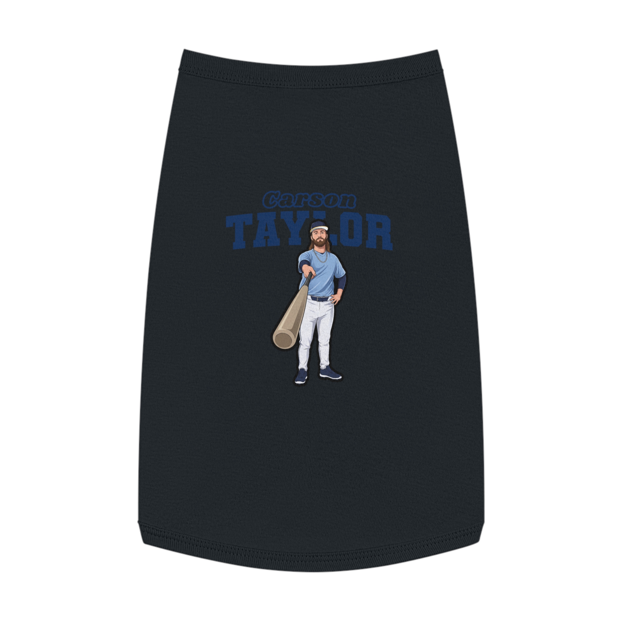 Pet Tank Top — character_name_arch in White