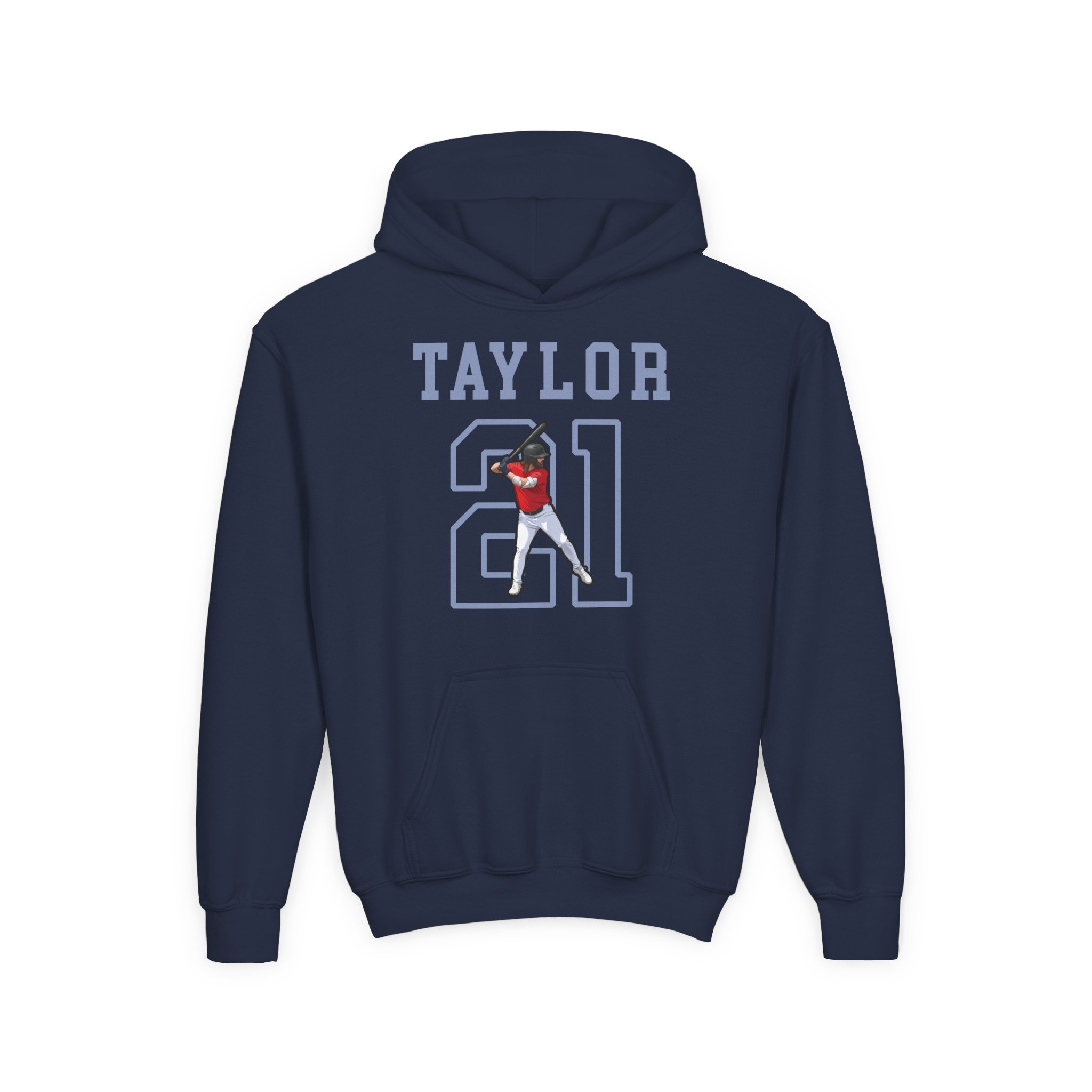 Youth Hoodie — character_shirsey in Navy