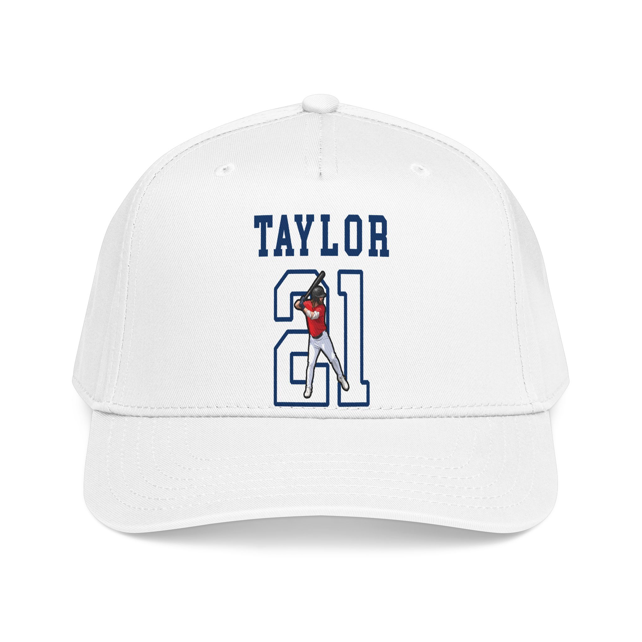 Baseball Cap — character_shirsey in White