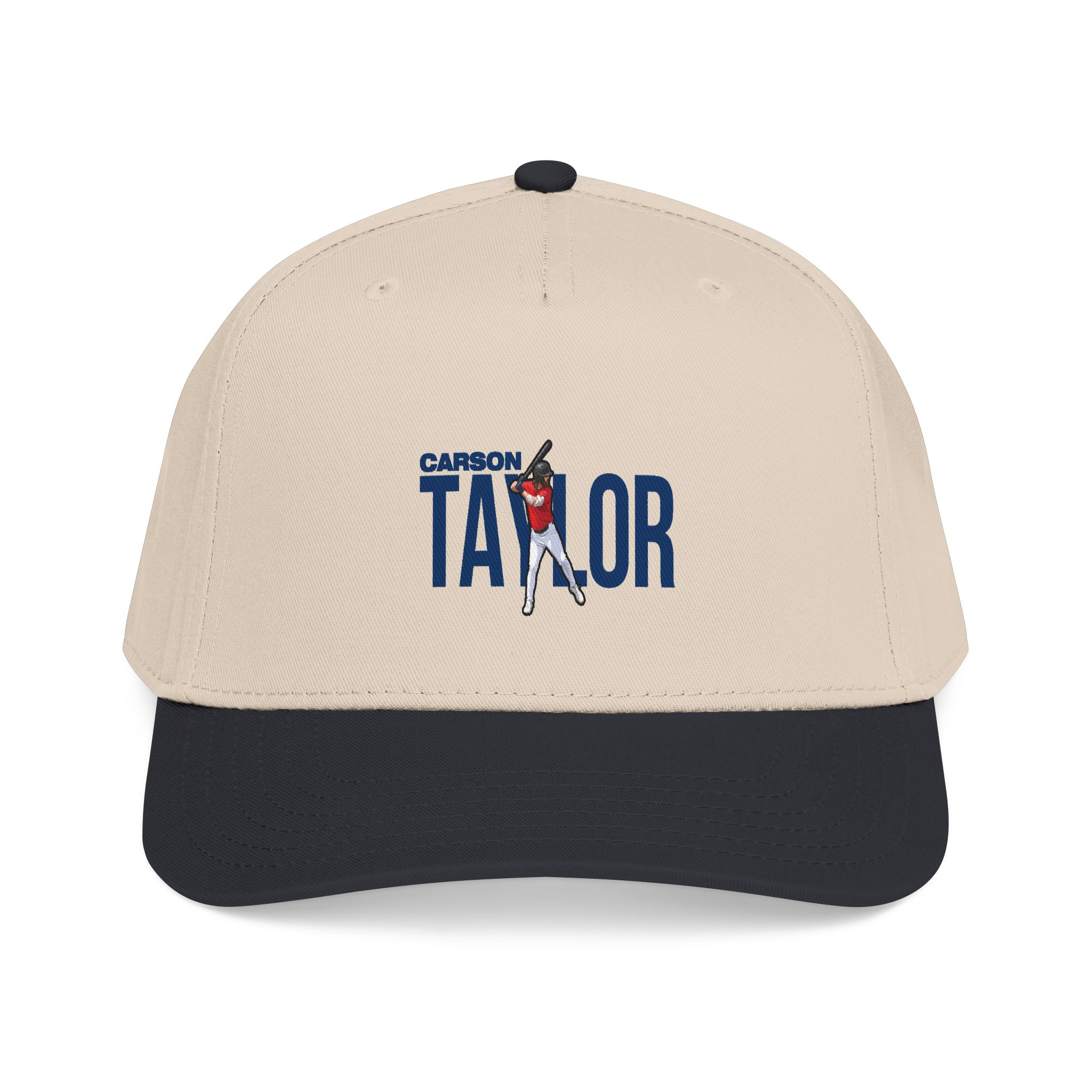 Baseball Cap — character_player_name in Black / Natural
