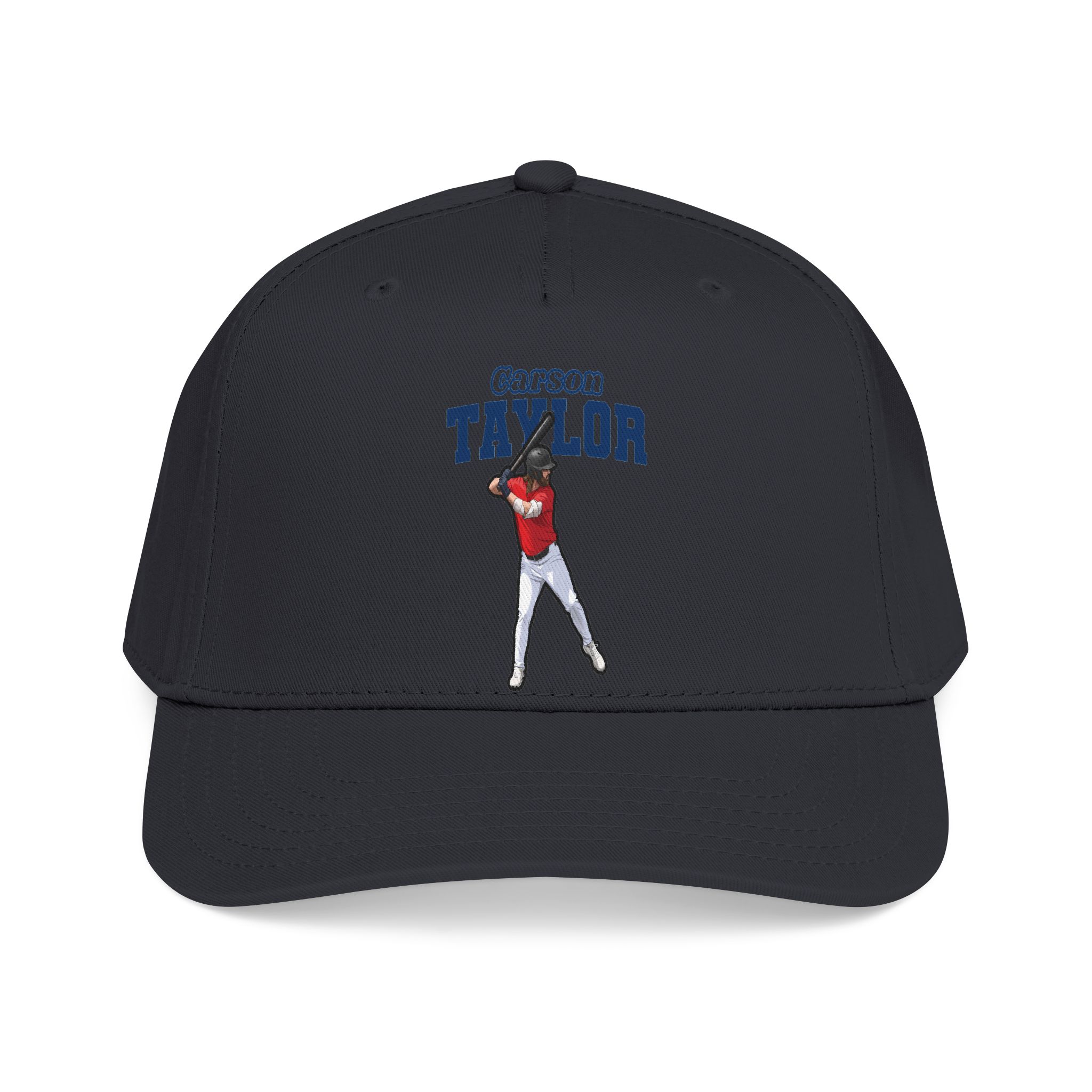 Baseball Cap — character_name_arch in Black