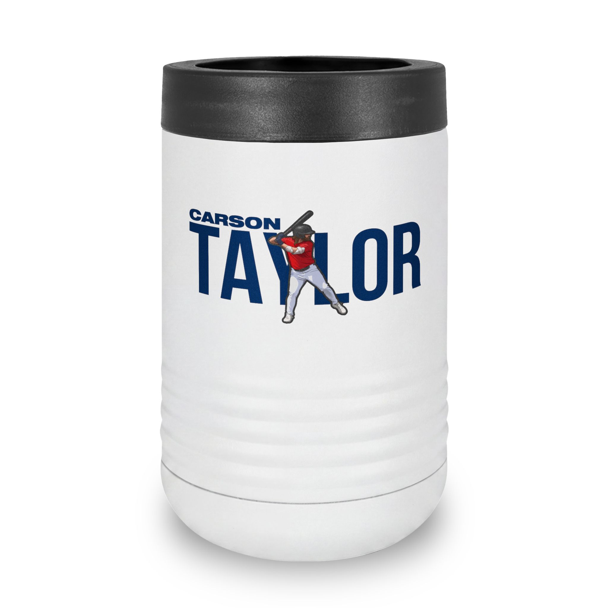 Stainless Can Cooler — character_player_name in White