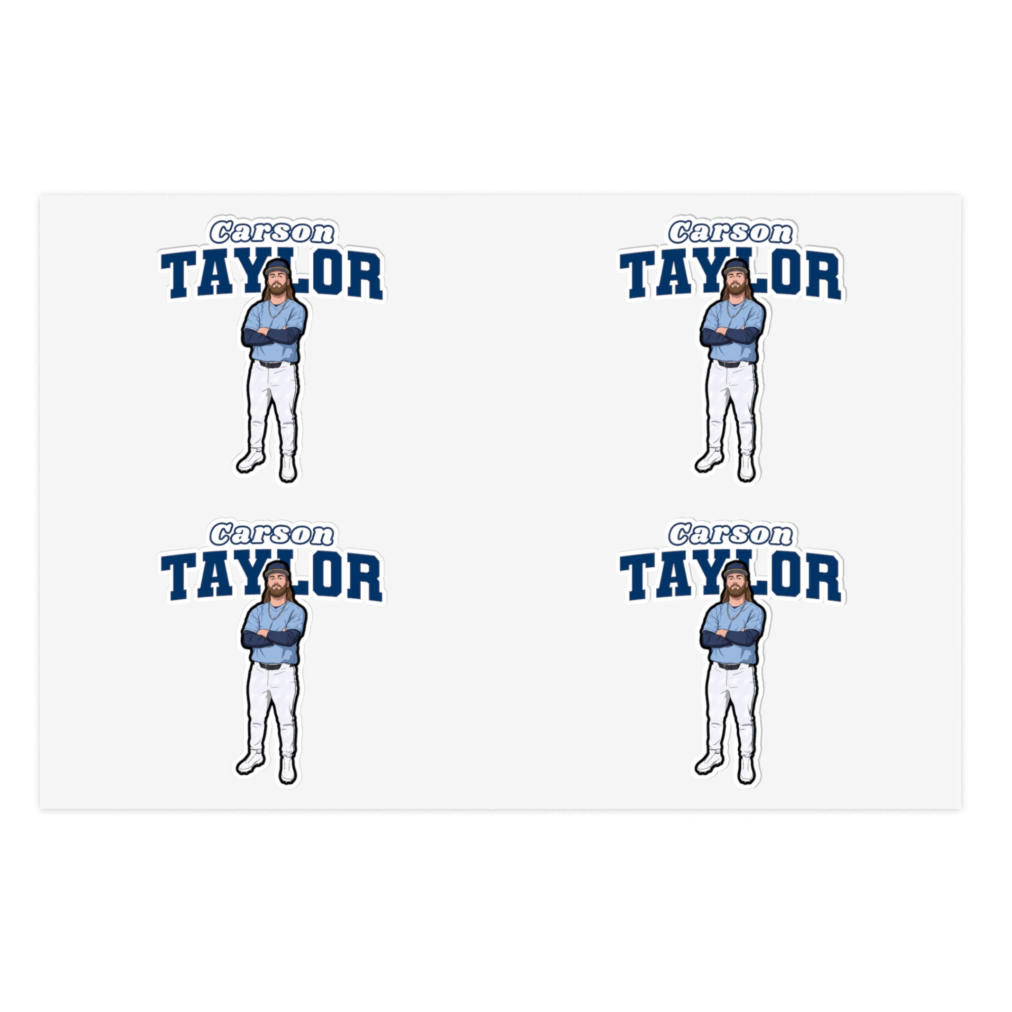 Sticker Sheet — character_name_arch in Classic
