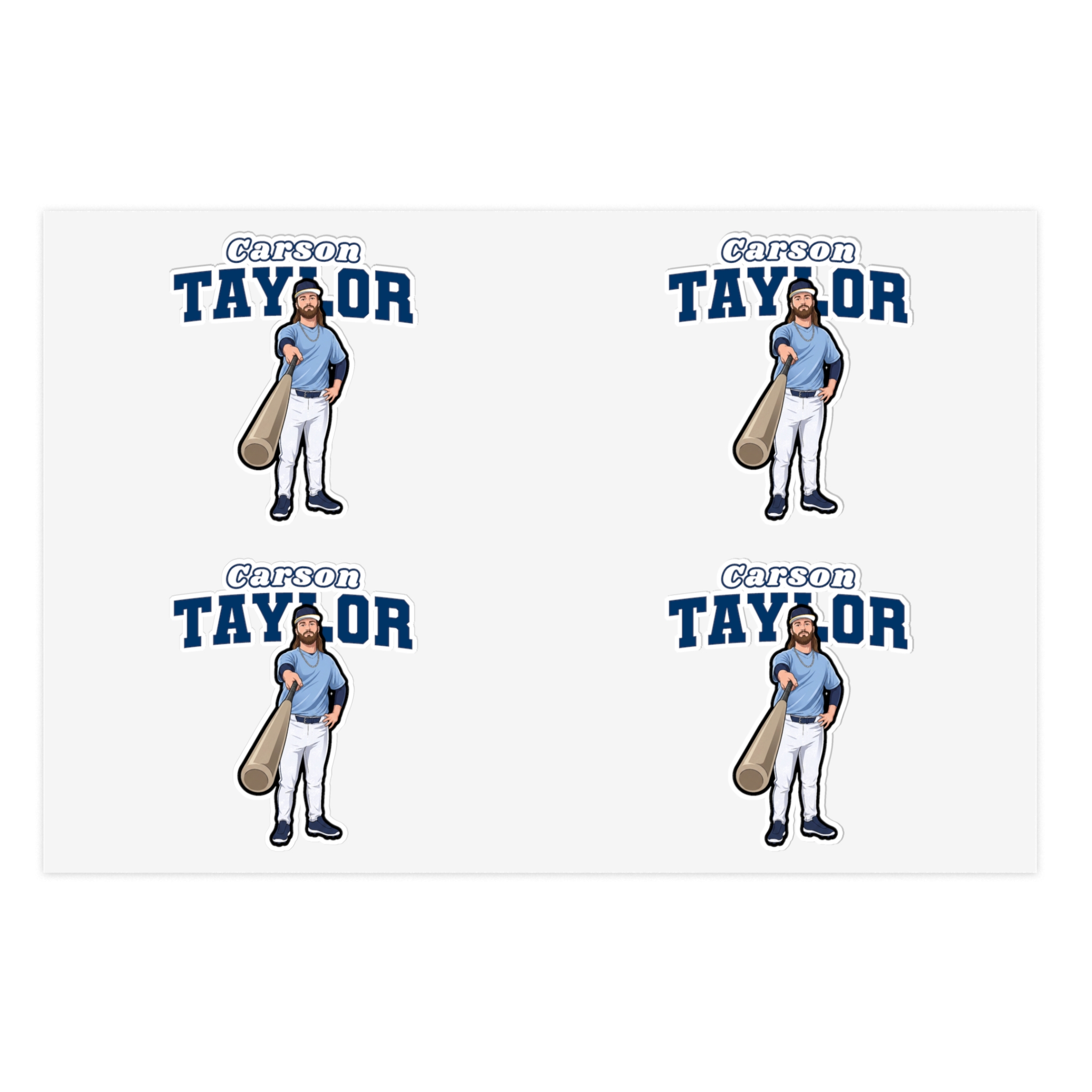 Sticker Sheet — character_name_arch in Classic