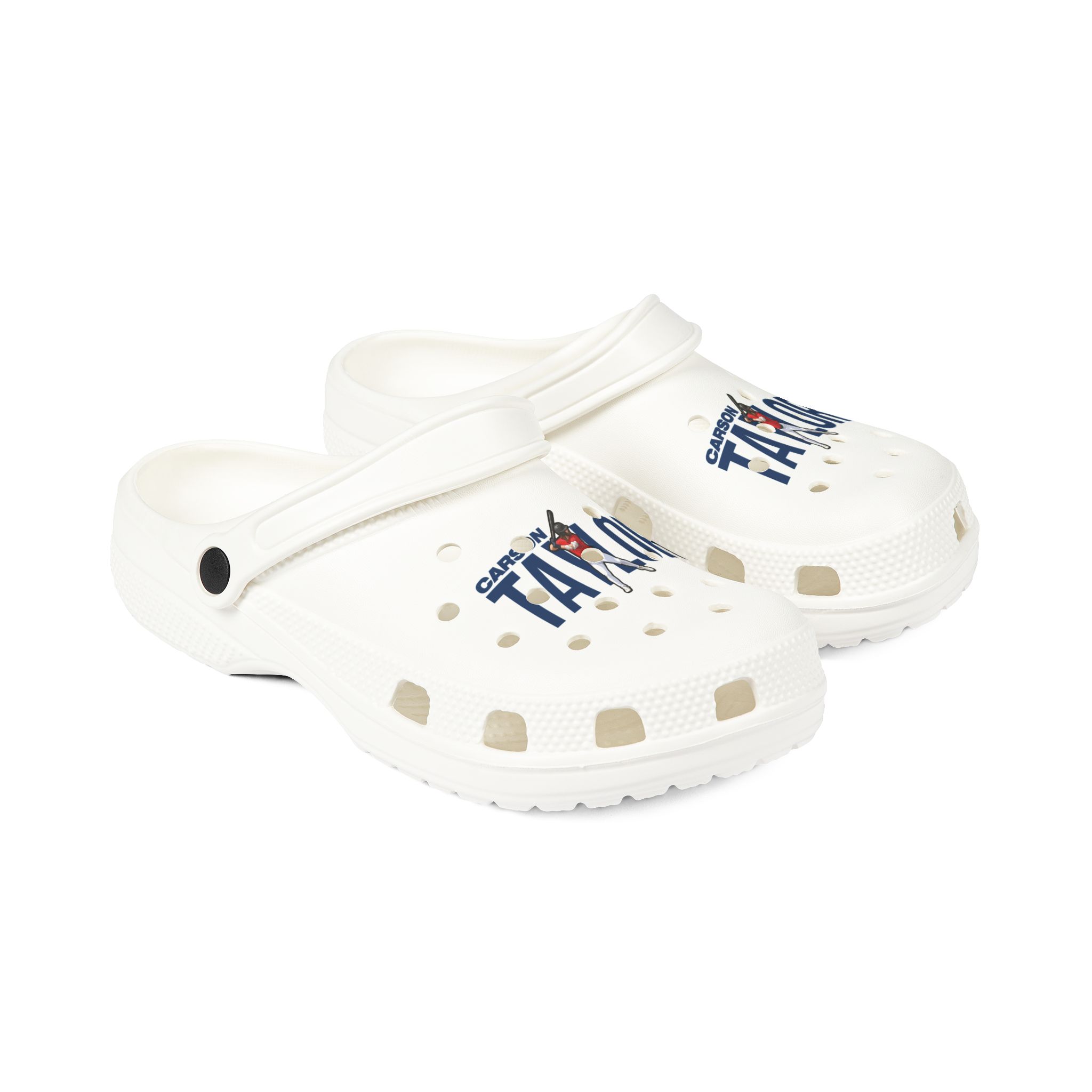 Rubber Clogs — character_player_name in White